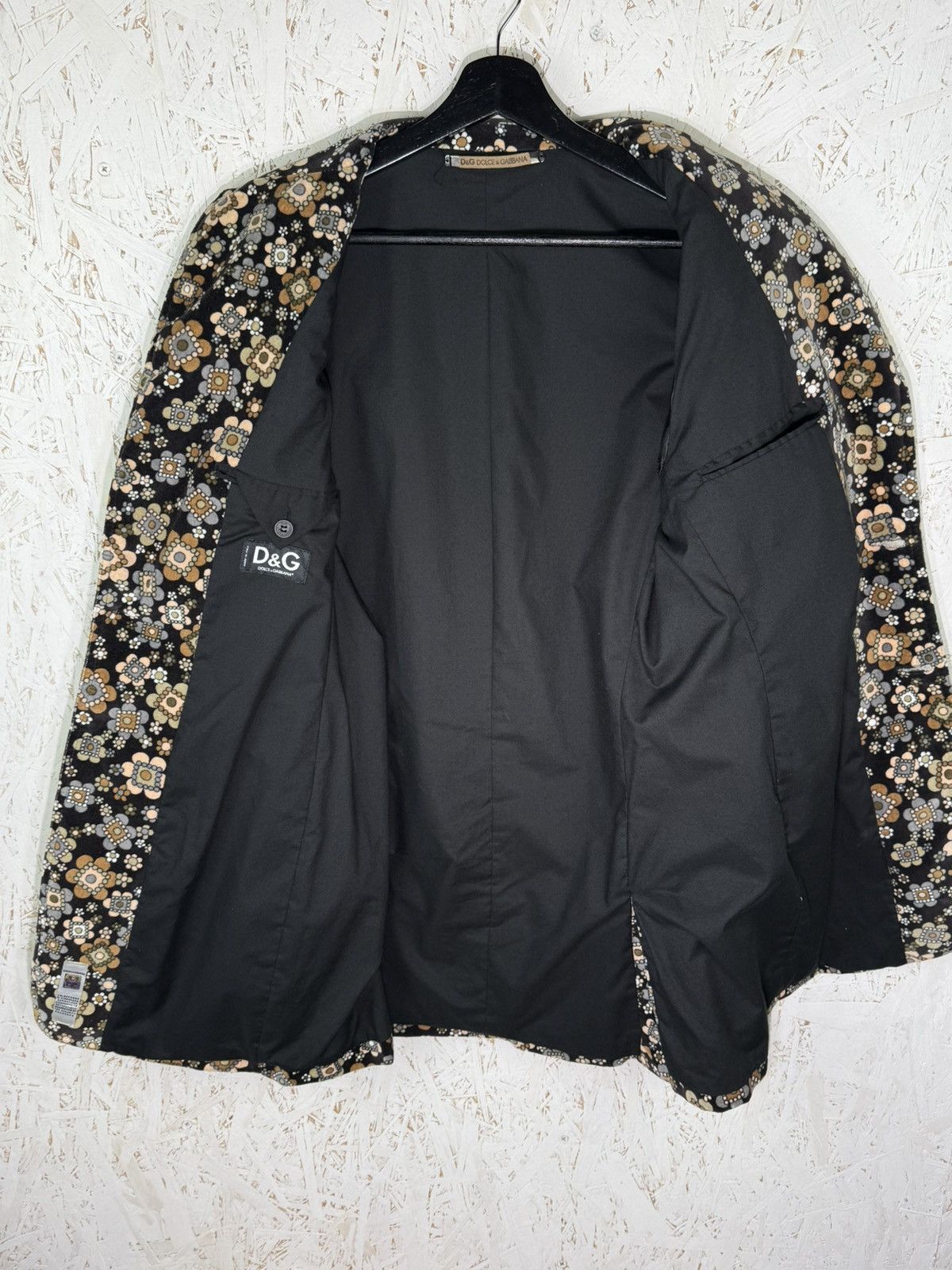 Dolce & Gabbana 00s Dolce & Gabbana 2004 Floral Velvet Vintage Blazer 48 Size US M / EU 48-50 / 2 - 11 Thumbnail