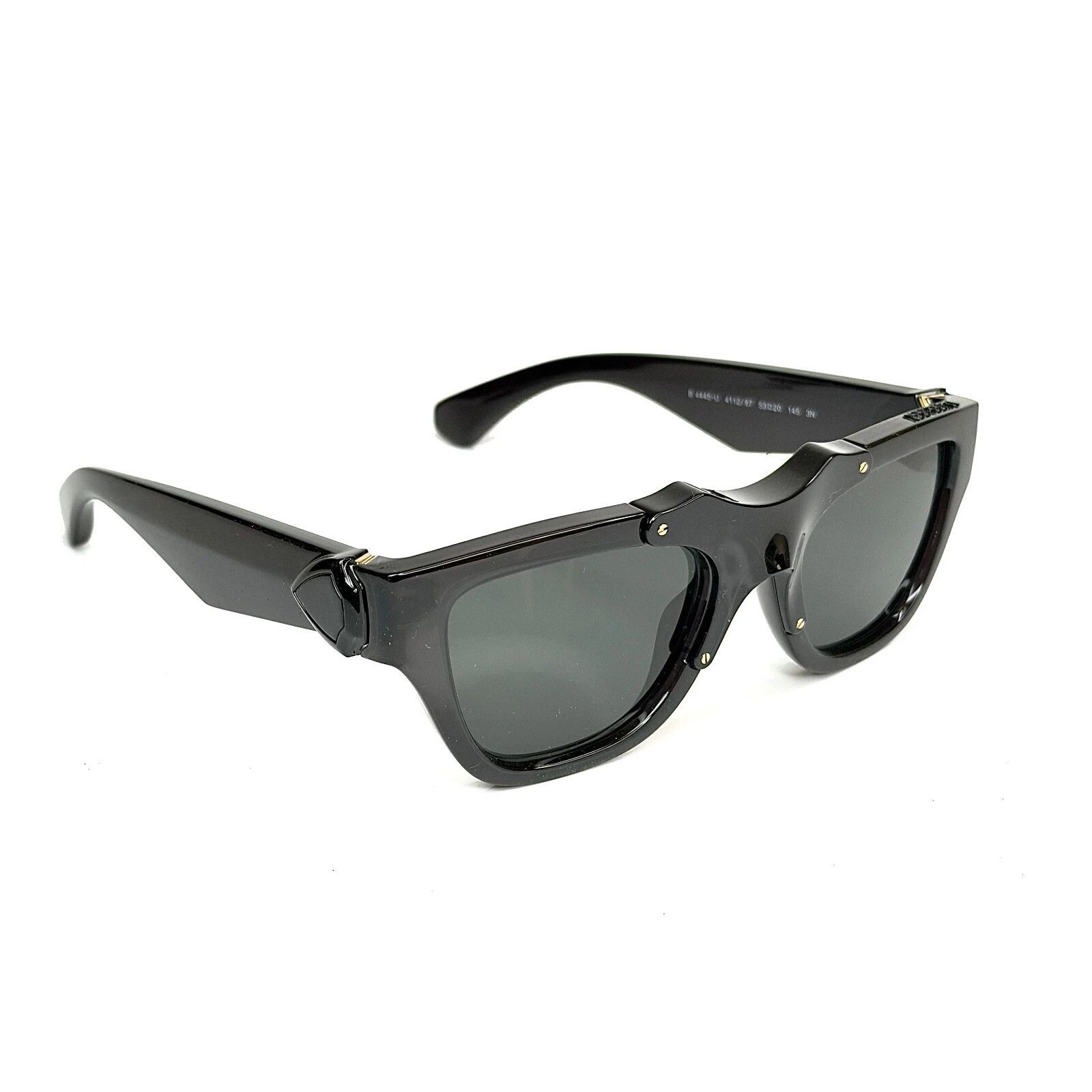 Burberry BURBERRY BE4445U 4445 Black Pilot Designer Sunglasses Size ONE SIZE - 4 Thumbnail