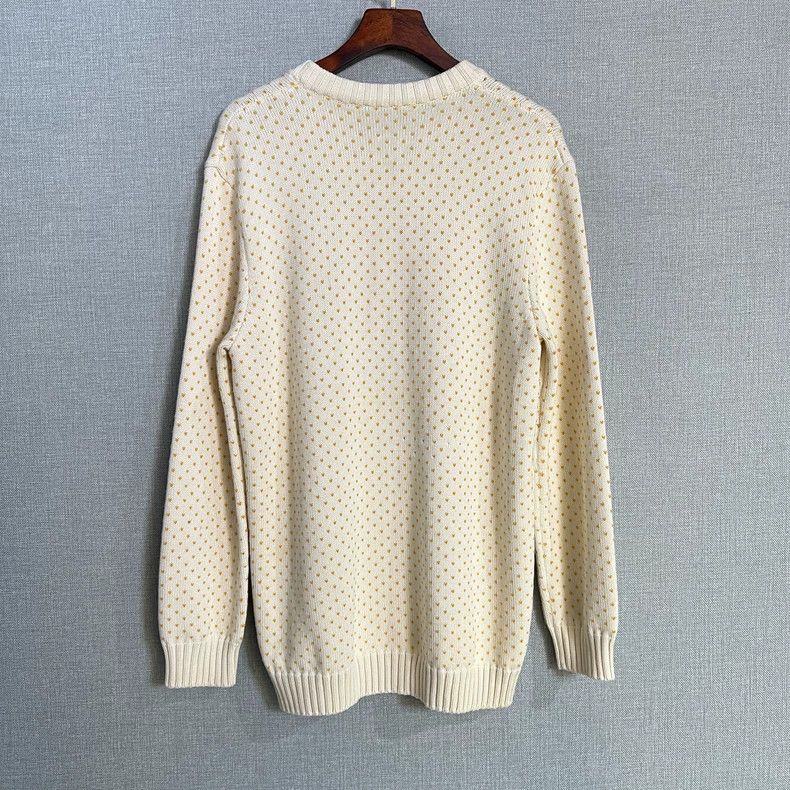 Gucci Gucci Beige apple love logo knit sweater 2502-Nextarrow Size US XL / EU 56 / 4 - 2 Thumbnail