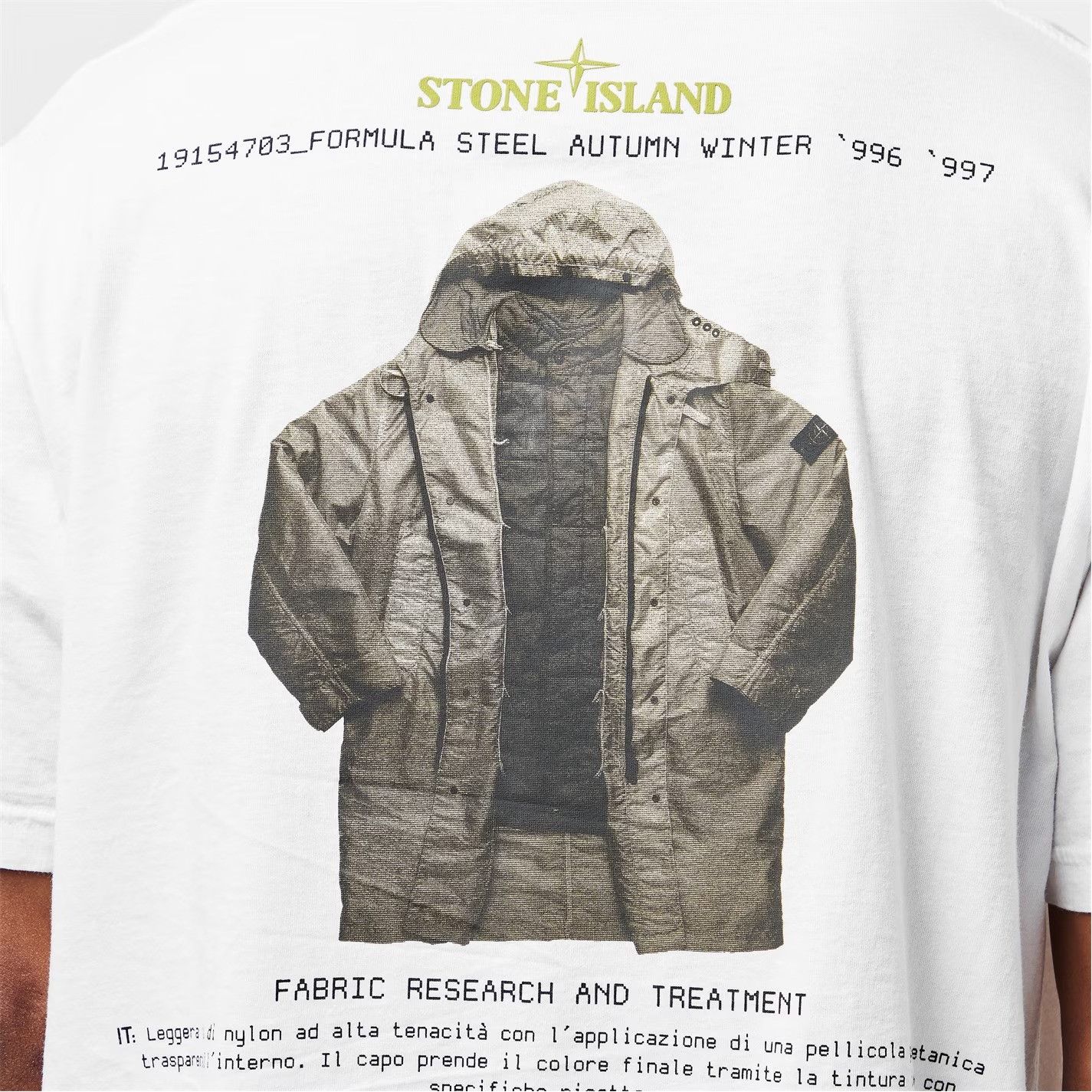 Stone Island o1g2r1mq0526 Oversized T-Shirt in White Size US S / EU 44-46 / 1 - 4 Thumbnail