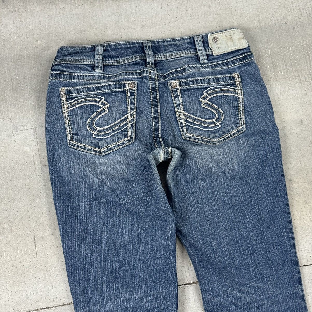 Vintage VTG Y2K Silver Jeans Co Wide Leg Flared Jeans Size US 30 / EU 46 - 5 Thumbnail