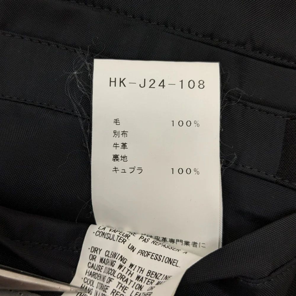 Yohji Yamamoto Yohji Yamamoto pour homme 17AW Leather Collar Design Jacket Size US L / EU 52-54 / 3 - 7 Thumbnail