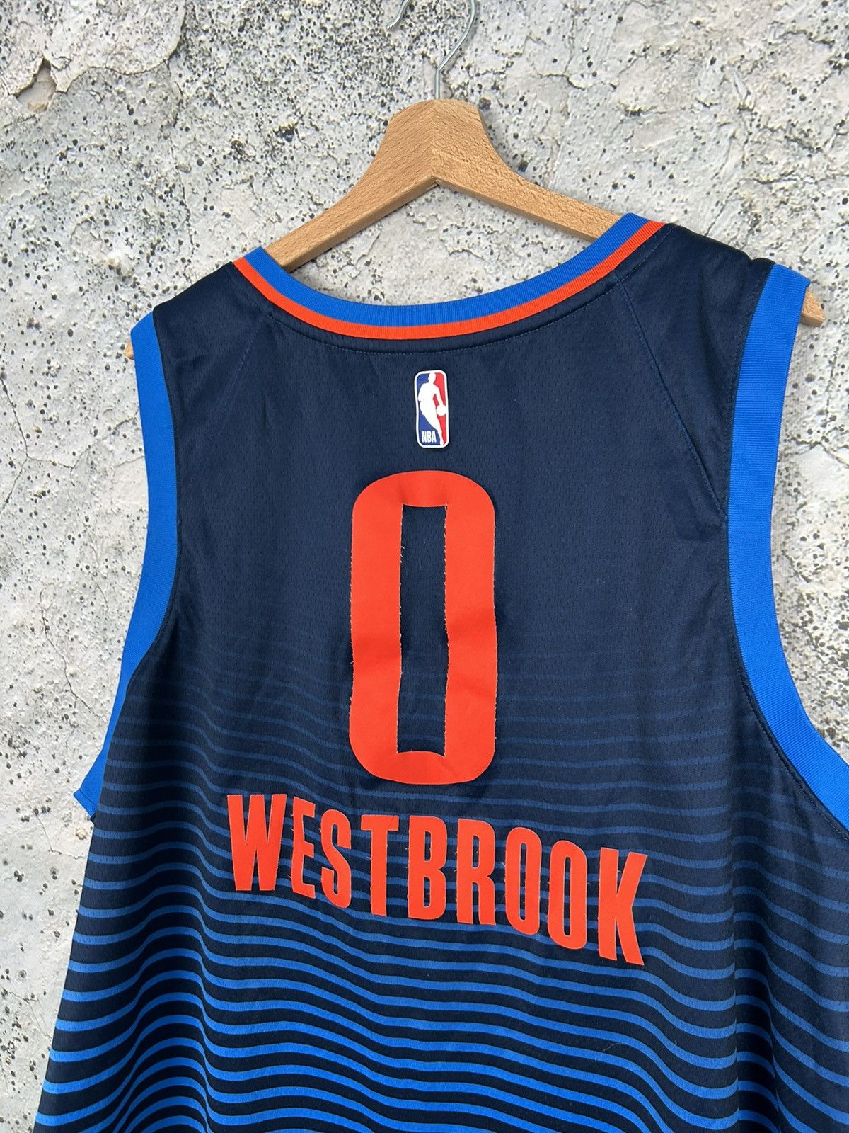 NBA Oklahoma City Thunder Westbrook Nike NBA Jersey Size US XXL / EU 58 / 5 - 5 Thumbnail