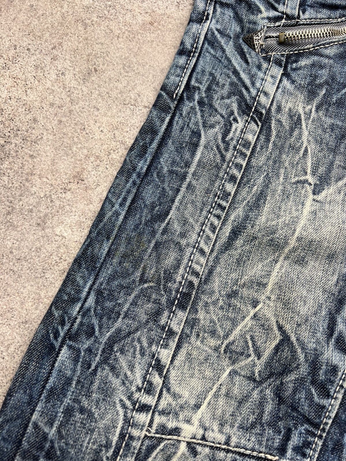 Vintage Vintage faded punk jeans Size US 32 / EU 48 - 9 Thumbnail
