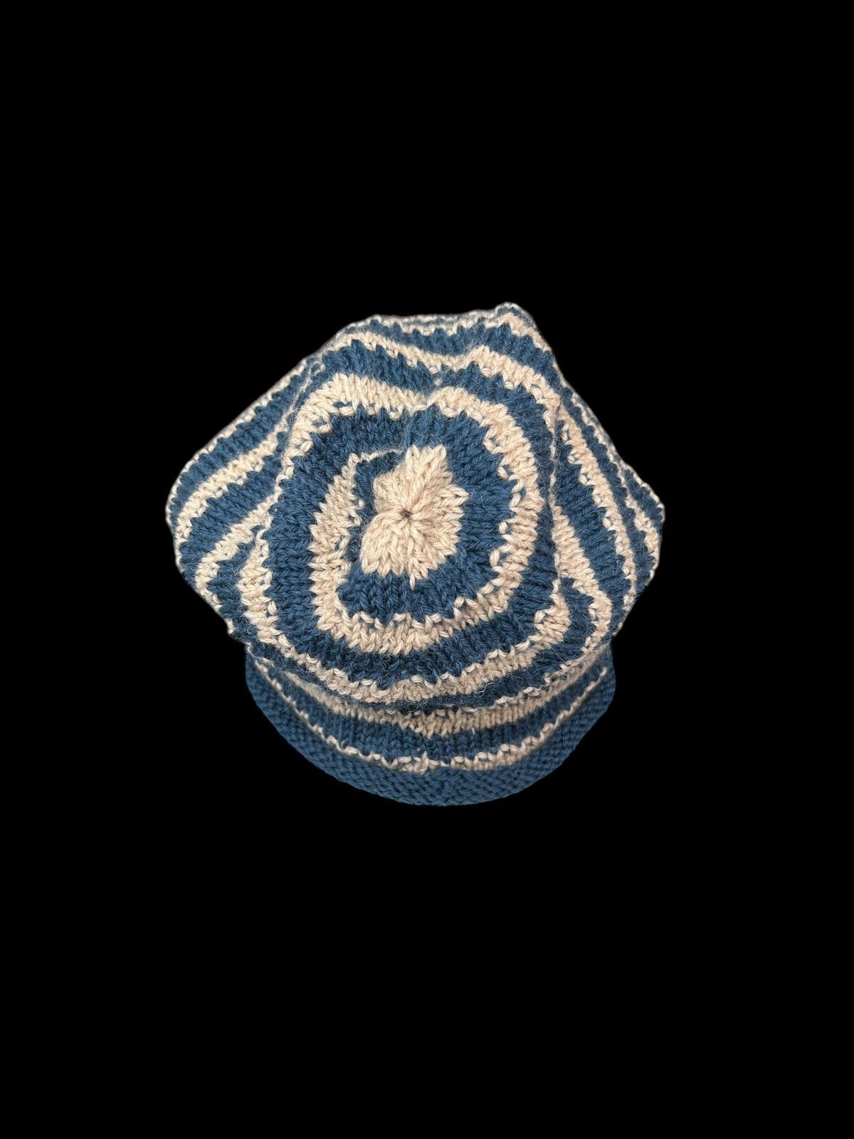 Japanese Brand × Kapital × Vintage Crochet knitted handmade big Beanie Hats ☠️☠️ Size ONE SIZE - 5 Thumbnail