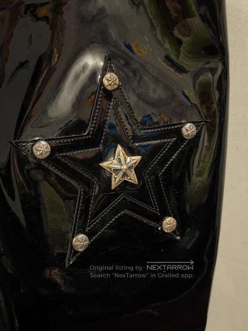 Chrome Hearts CHROME HEARTS Glossy Star Long Boots Size US 8.5 / IT 38.5 - 2 Thumbnail
