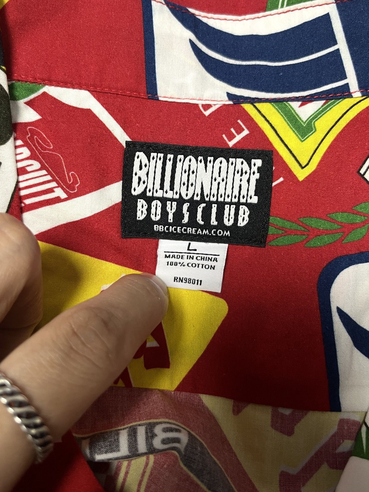 Billionaire Boys Club Rare Billionaire Boys Club BBC Testarossa S/S Woven Shirt L Size US L / EU 52-54 / 3 - 3 Thumbnail