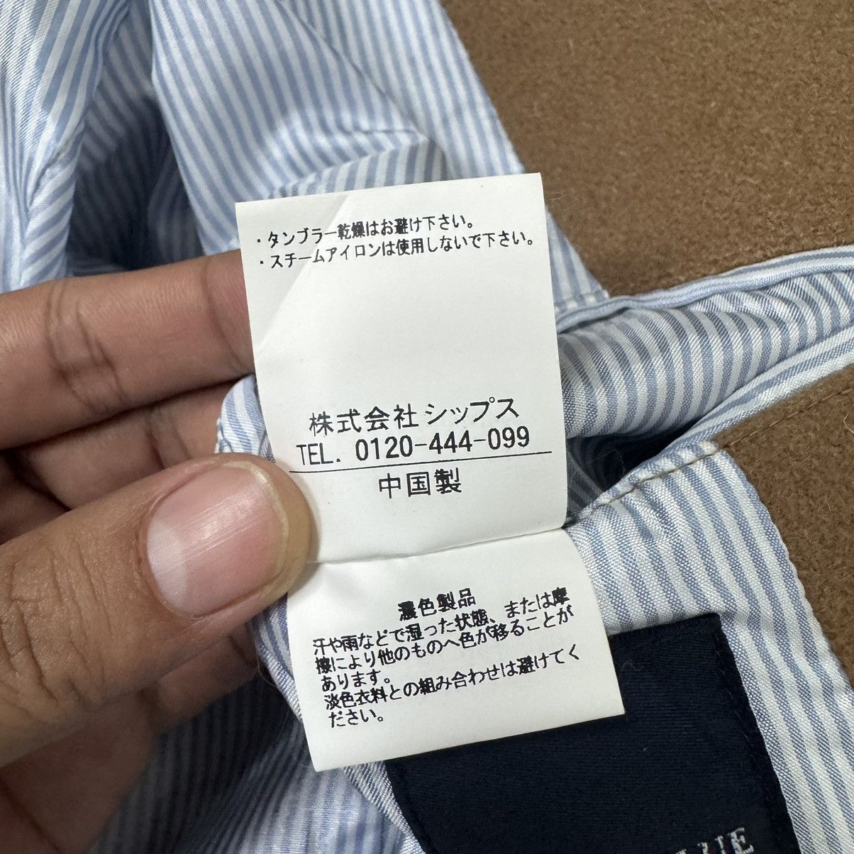 Ships Jet Blue 🔥LAST PRICE🔥 Ships Jet Blue Japan Fabric Bishu Long Coat Size US L / EU 52-54 / 3 - 18 Thumbnail