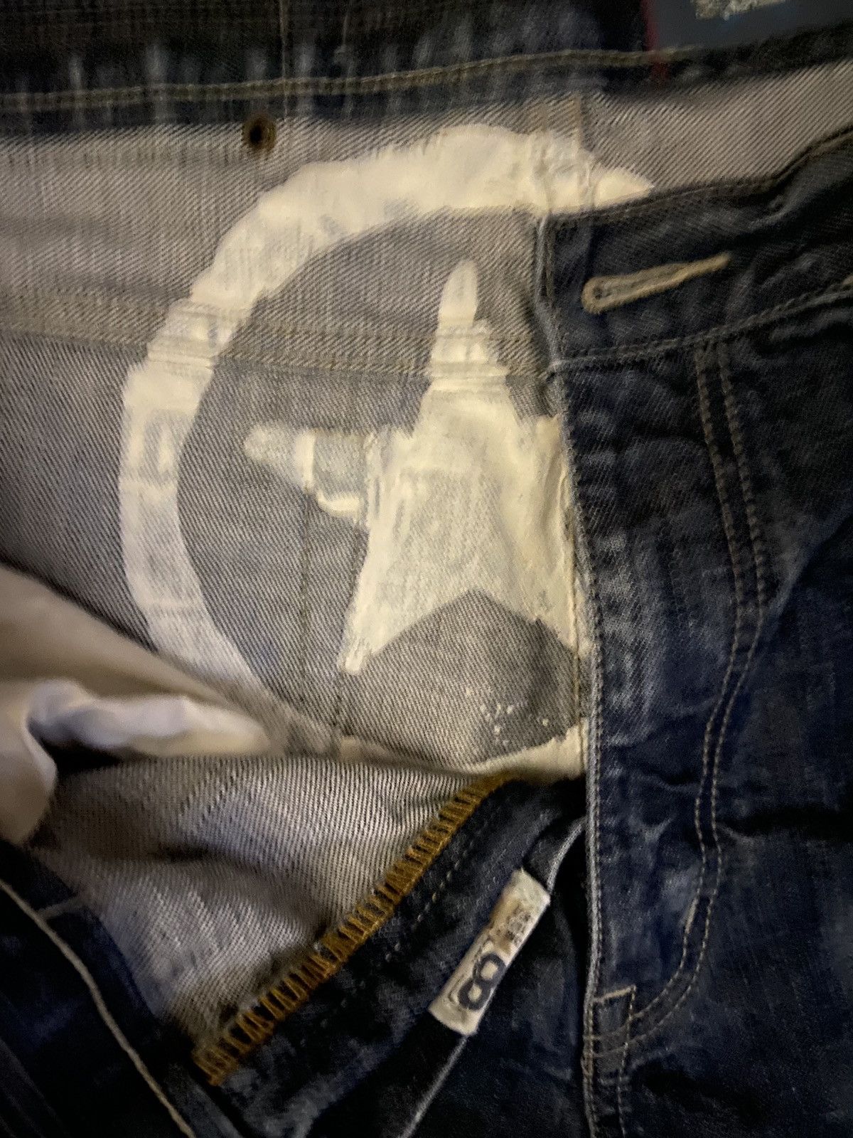 Converse × Vintage Vintage Baggy Converse One jeans (36x32) Size US 36 / EU 52 - 4 Thumbnail