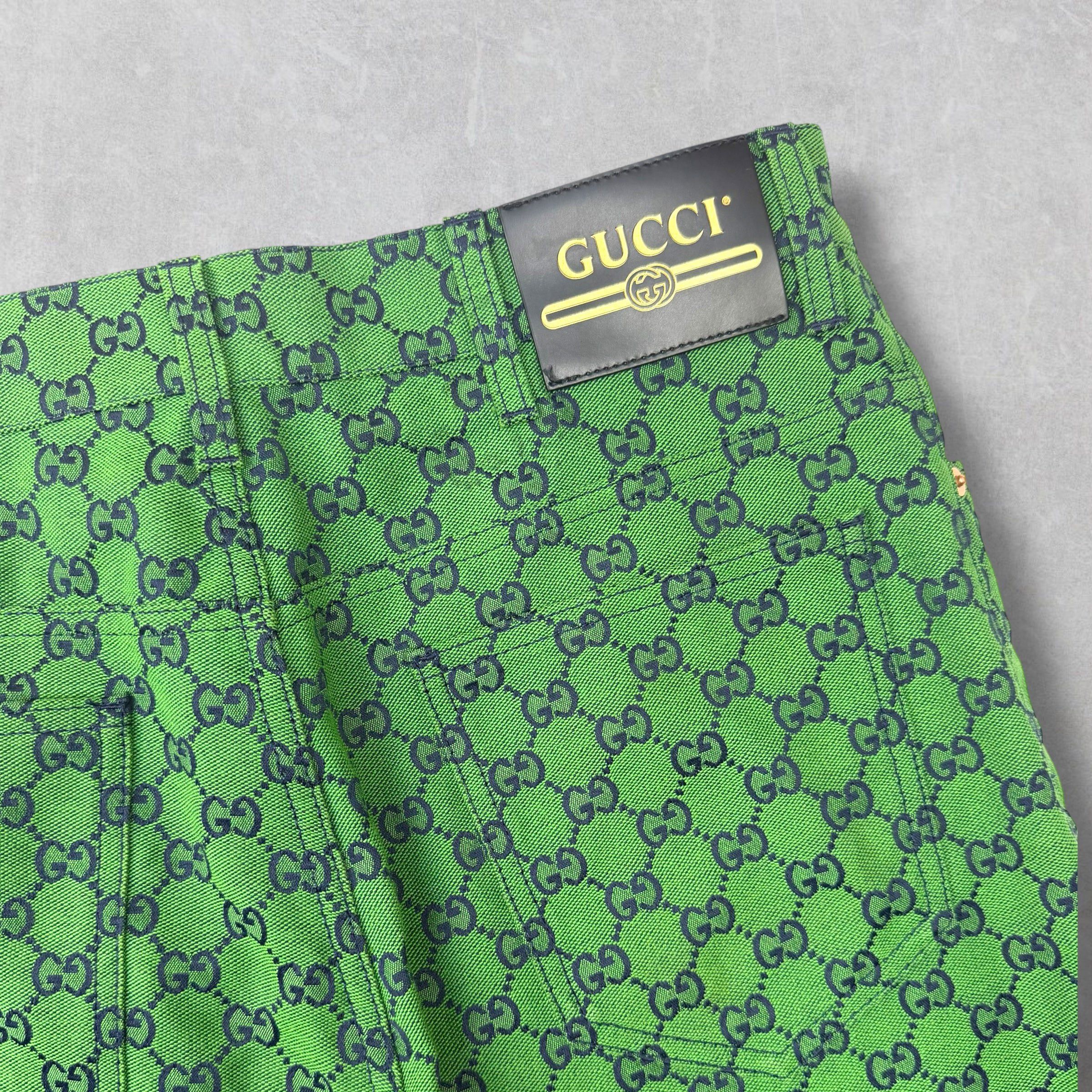 Gucci Gucci GG Canvas Pants Green 32 Size US 32 / EU 48 - 5 Thumbnail