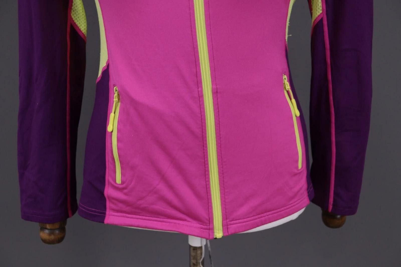 Designer Woman Kari Traa Pink Colorblock Track Jacket Size L Size L / US 10 / IT 46 - 2 Thumbnail