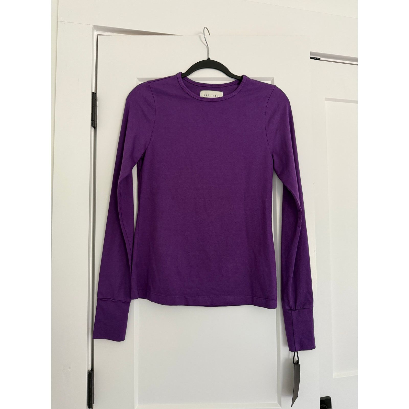 Les Tien $110 New Les Tien Supima Modal Fiona Tee - Purple - small Size S / US 4 / IT 40 - 1 Thumbnail