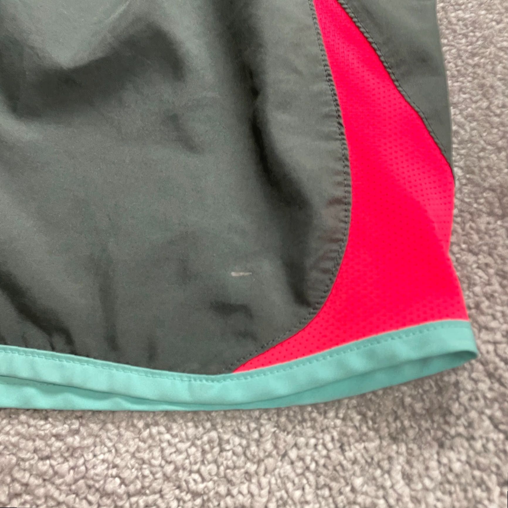 Nike Nike Active Shorts Womens XS Black Blue Orange Elastic Waist Running Gym 24x3 Size 26" / US 2 / IT 38 - 6 Thumbnail