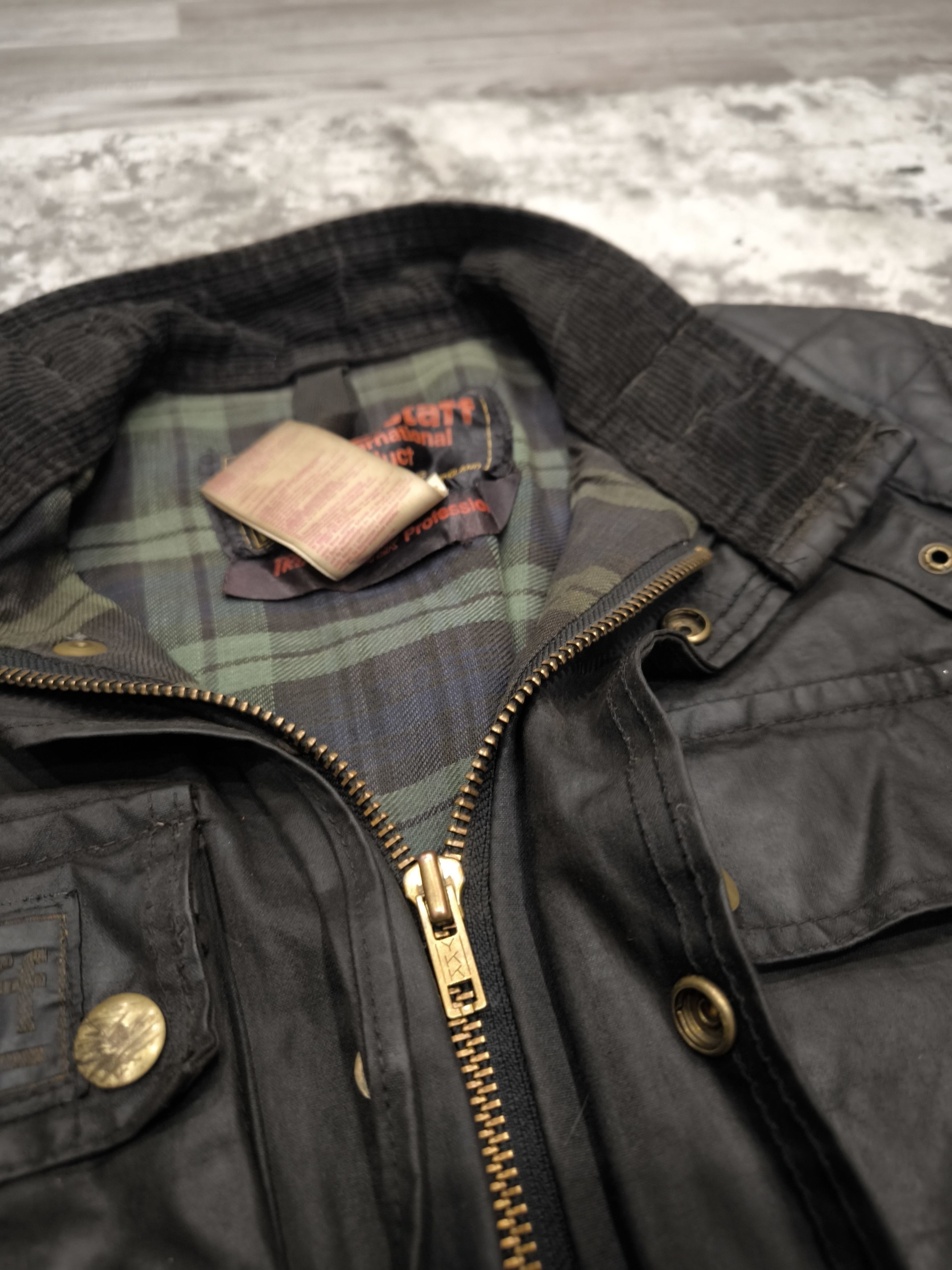 Belstaff Women's 70s Belstaff Trialmaster Wax Motorcycle Jacket Size M / US 6-8 / IT 42-44 - 16 Thumbnail