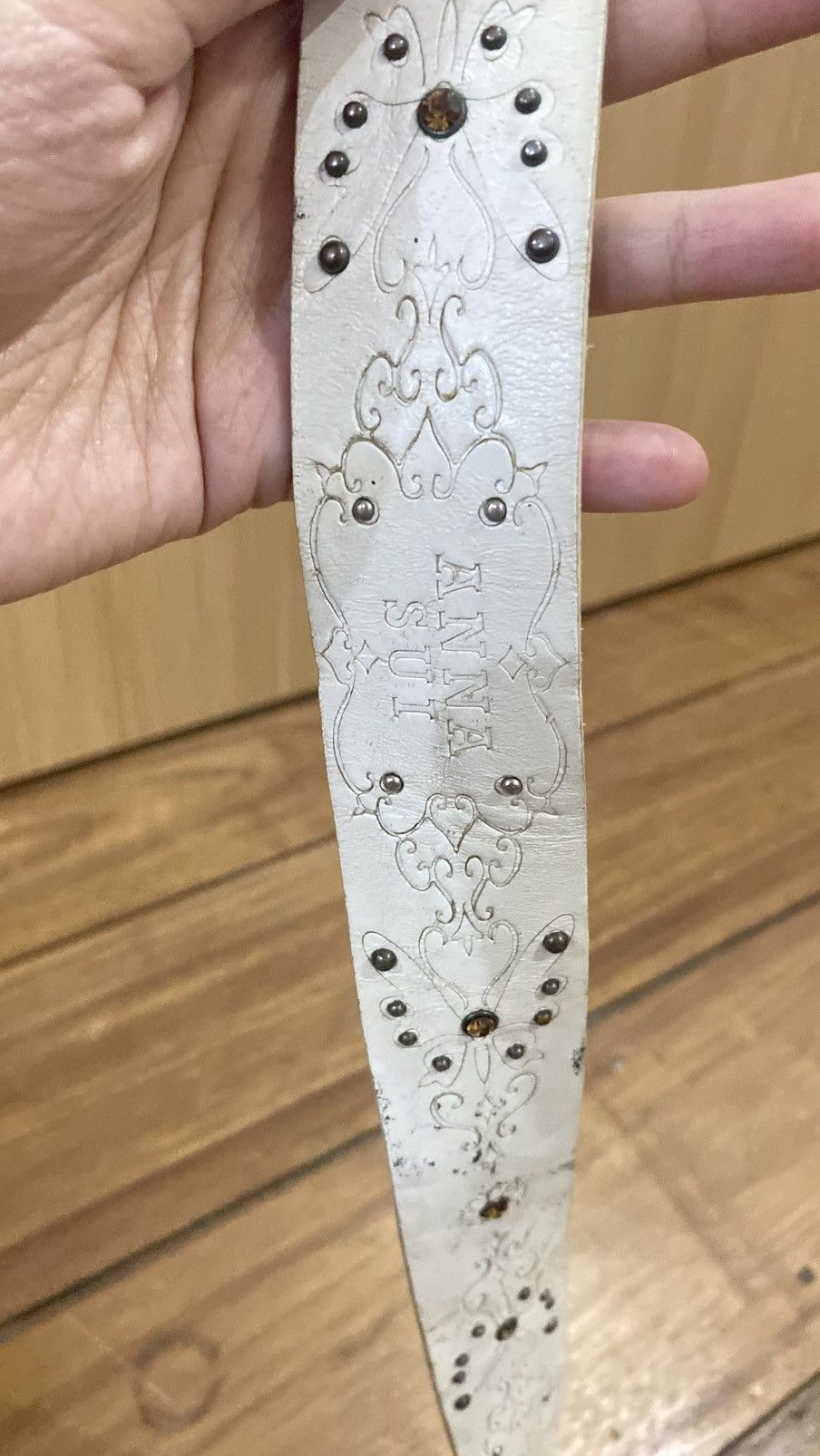 Vintage Y2K leather belt anna sui Size ONE SIZE - 4 Thumbnail