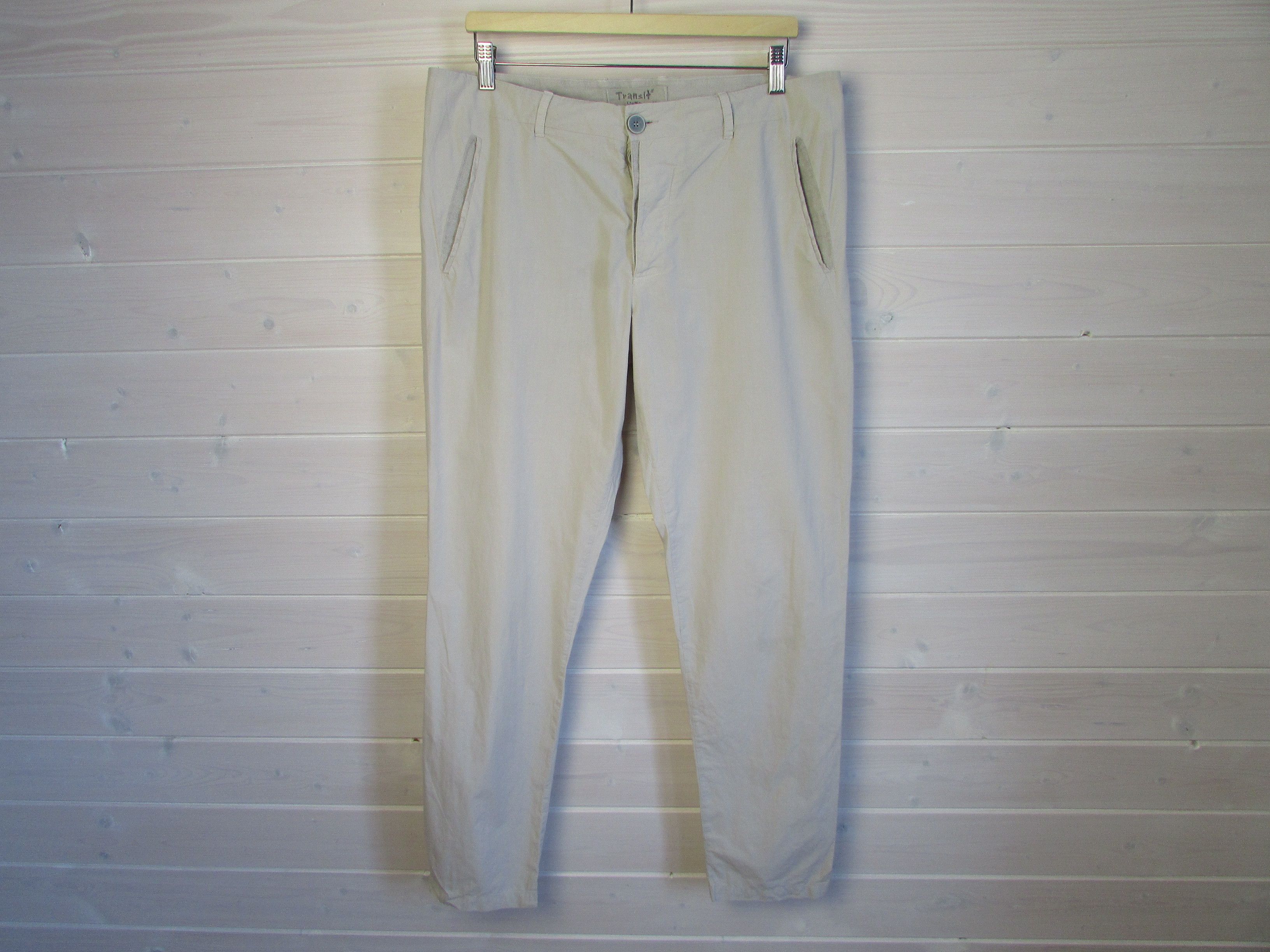 image of Transit Uomo Men's Conceptual Cotton Linen Pants (Size 32)