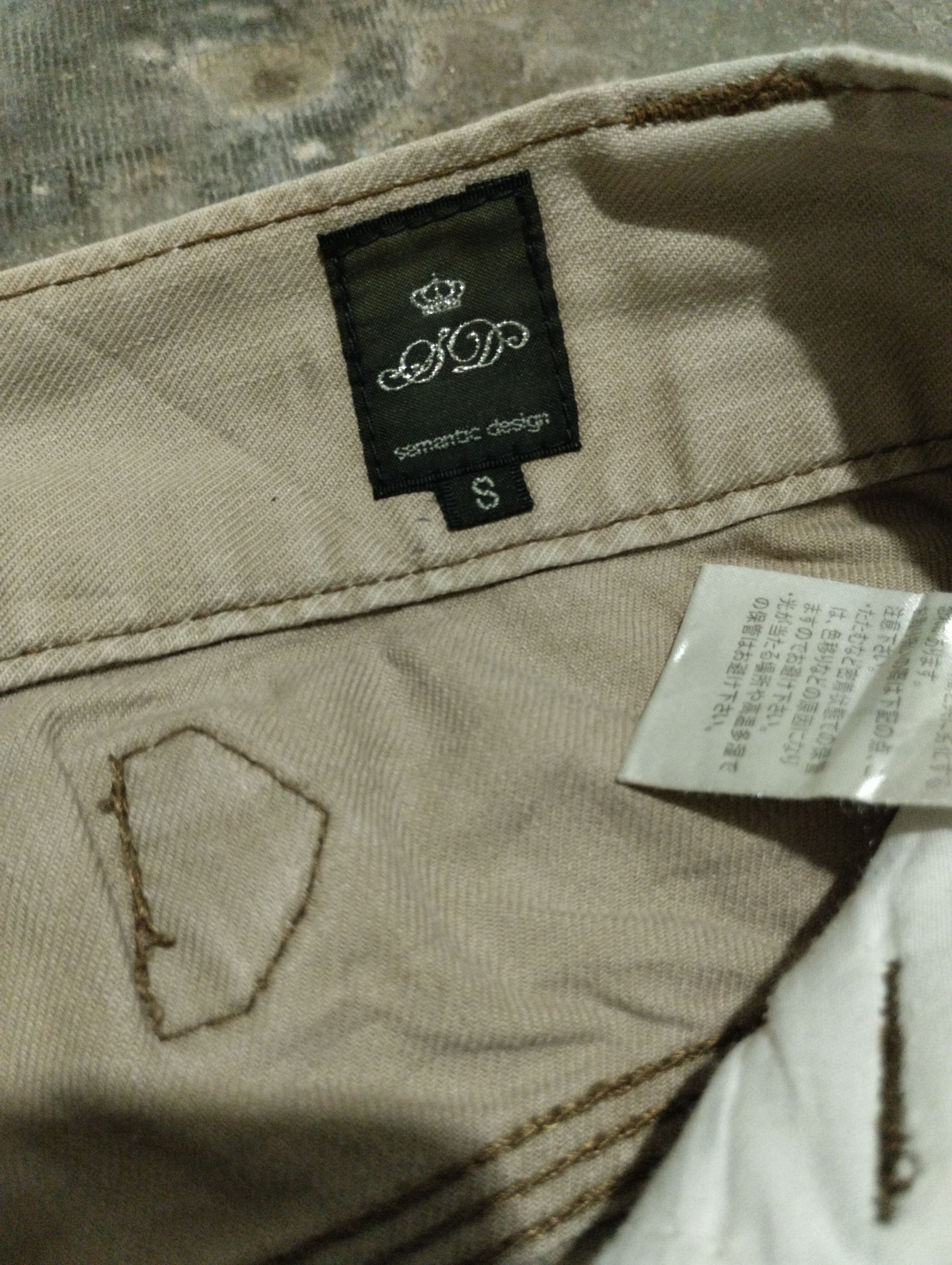 Japanese Brand Semantic Design Buckleback Long Pants Size US 29 - 7 Thumbnail