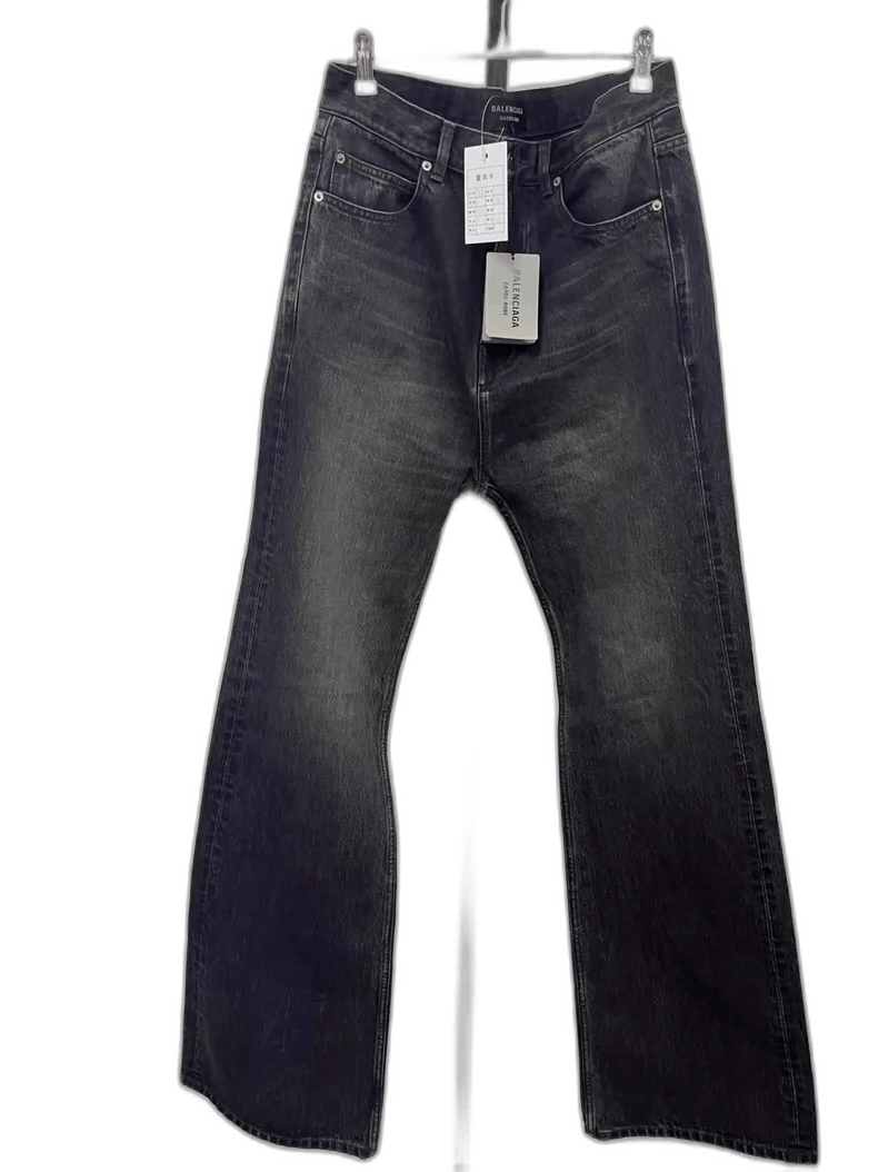 Balenciaga Balenciaga Flared Denim Pants Grade Size US 29 - 1 Thumbnail