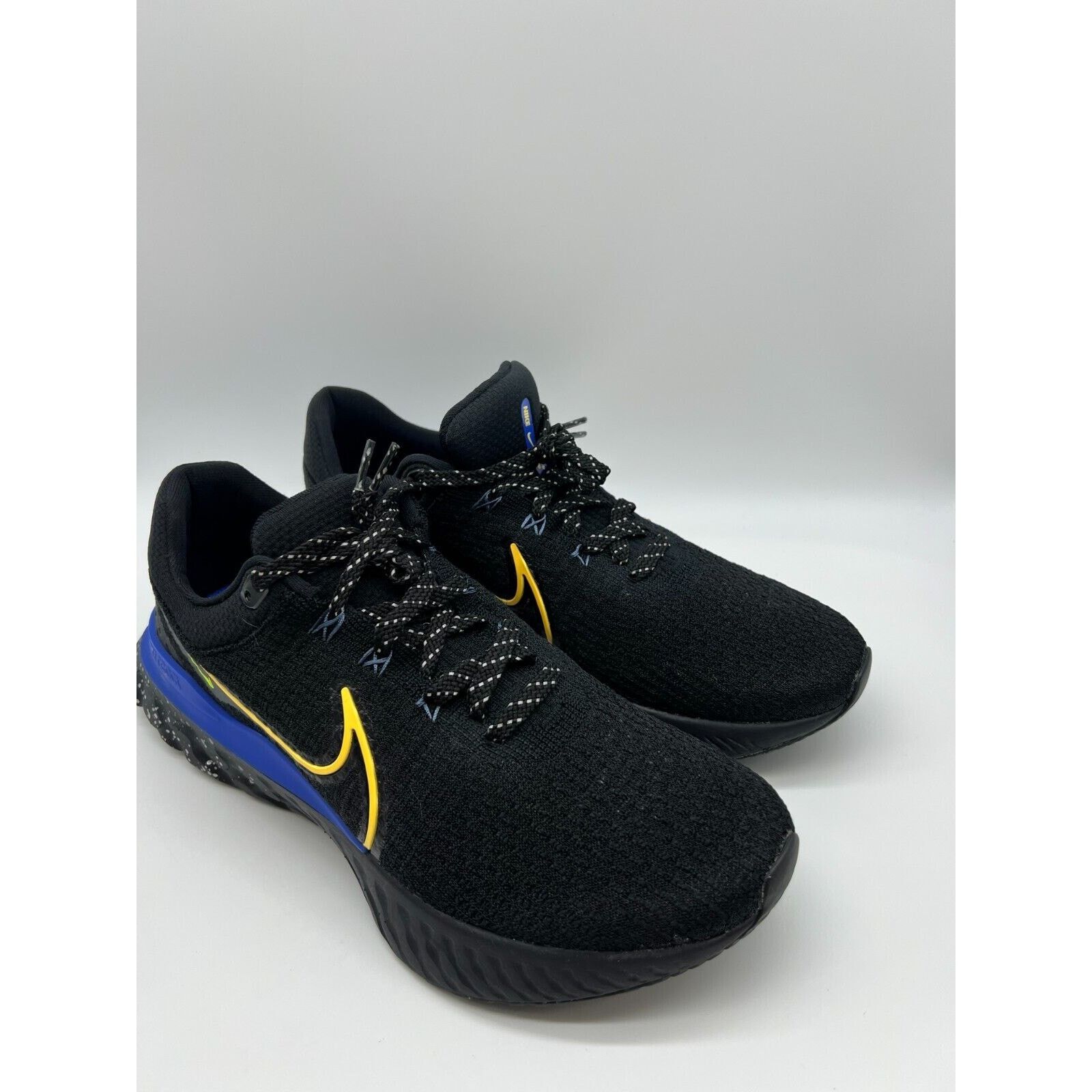 Nike Nike React Infinity Run 3 Black Blue Men Running Shoes Sz 12 Size US 12 / EU 45 - 4 Thumbnail