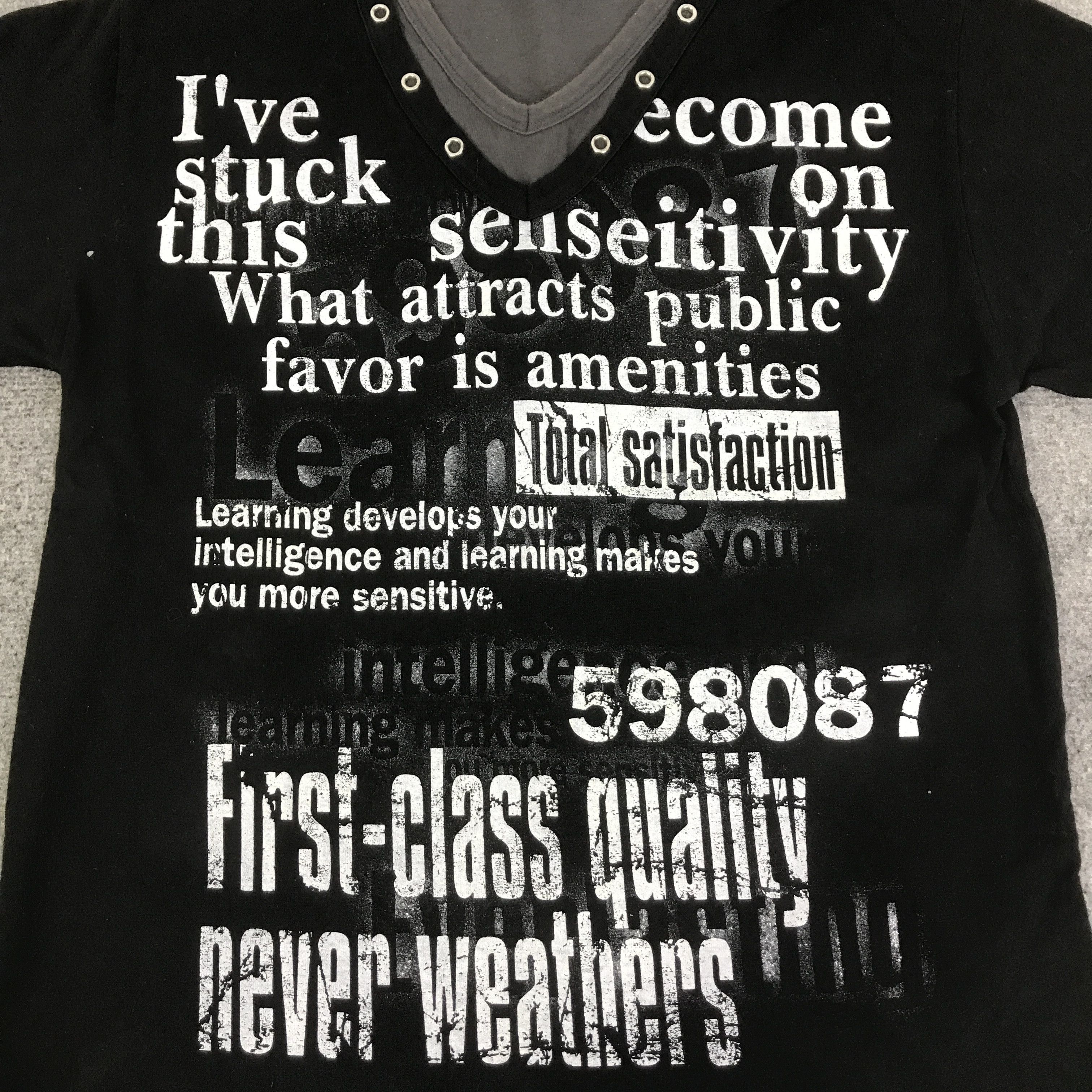 If Six Was Nine PUNK JAPAN BEAUMONT DESIGN GOTHIC T-SHIRT K93B5 Size US M / EU 48-50 / 2 - 8 Thumbnail