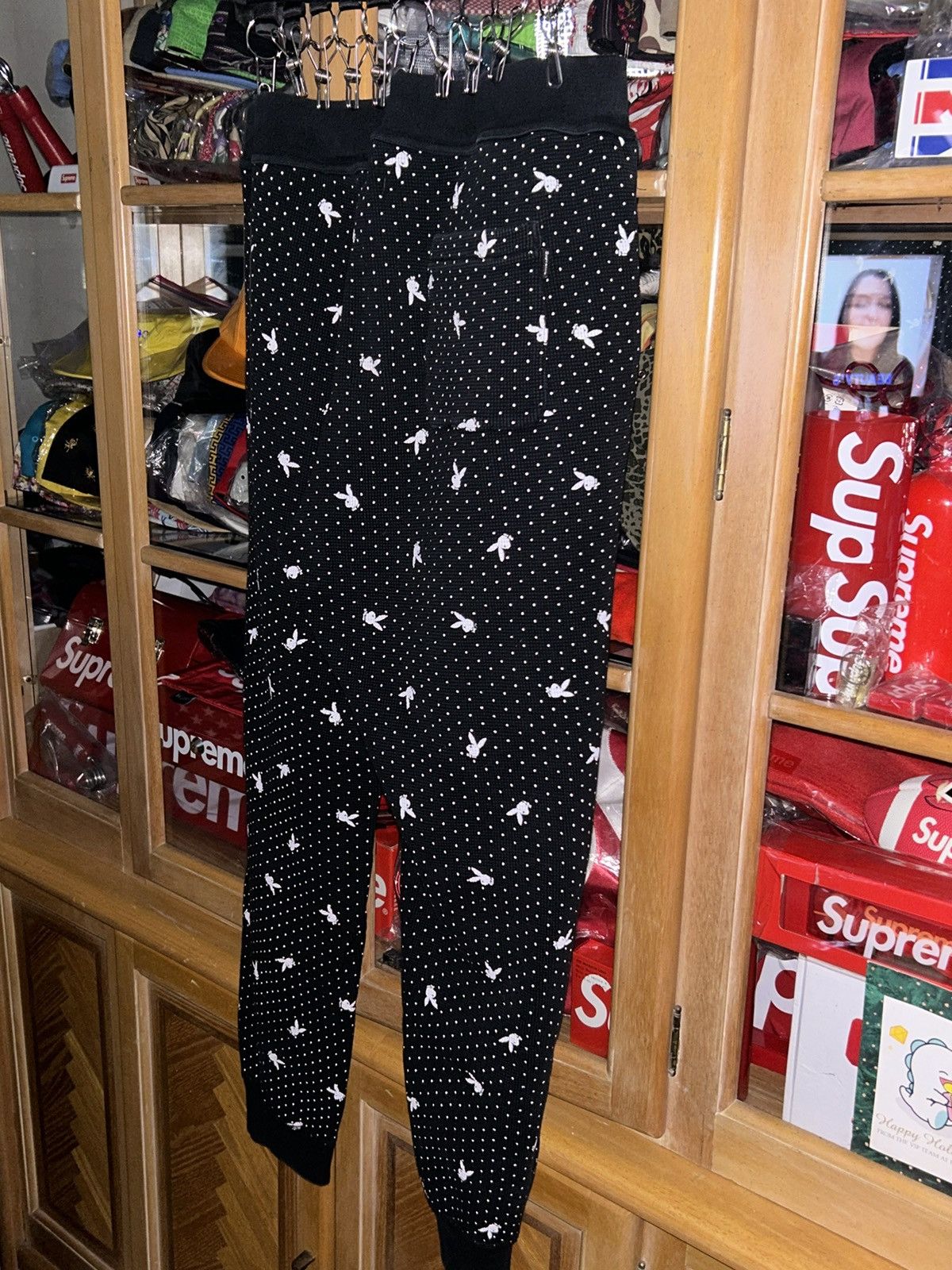 Playboy × Supreme Supreme x Playboy Waffle Thermal Pants FW17 size XL NEW Size US 36 / EU 52 - 4 Thumbnail