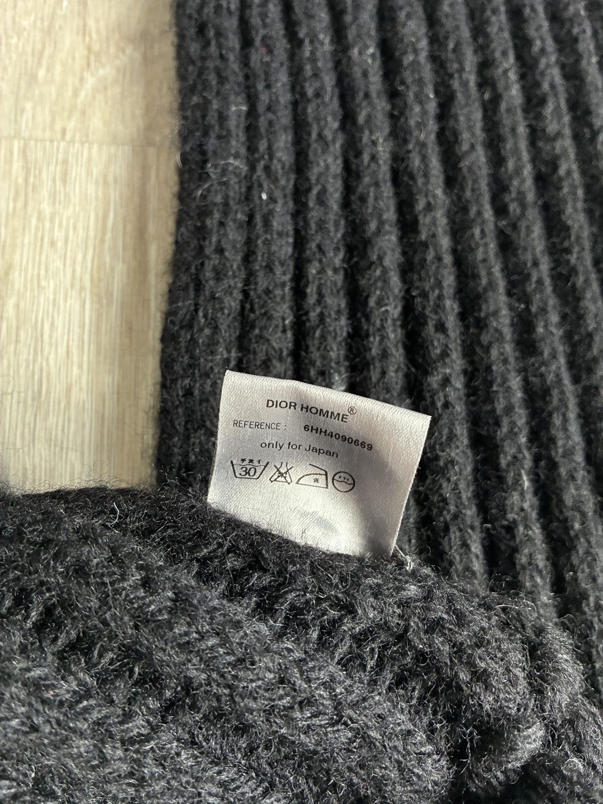 Dior Dior Homme AW06 “These Grey Days” scarf by Hedi Slimane Size ONE SIZE - 6 Thumbnail