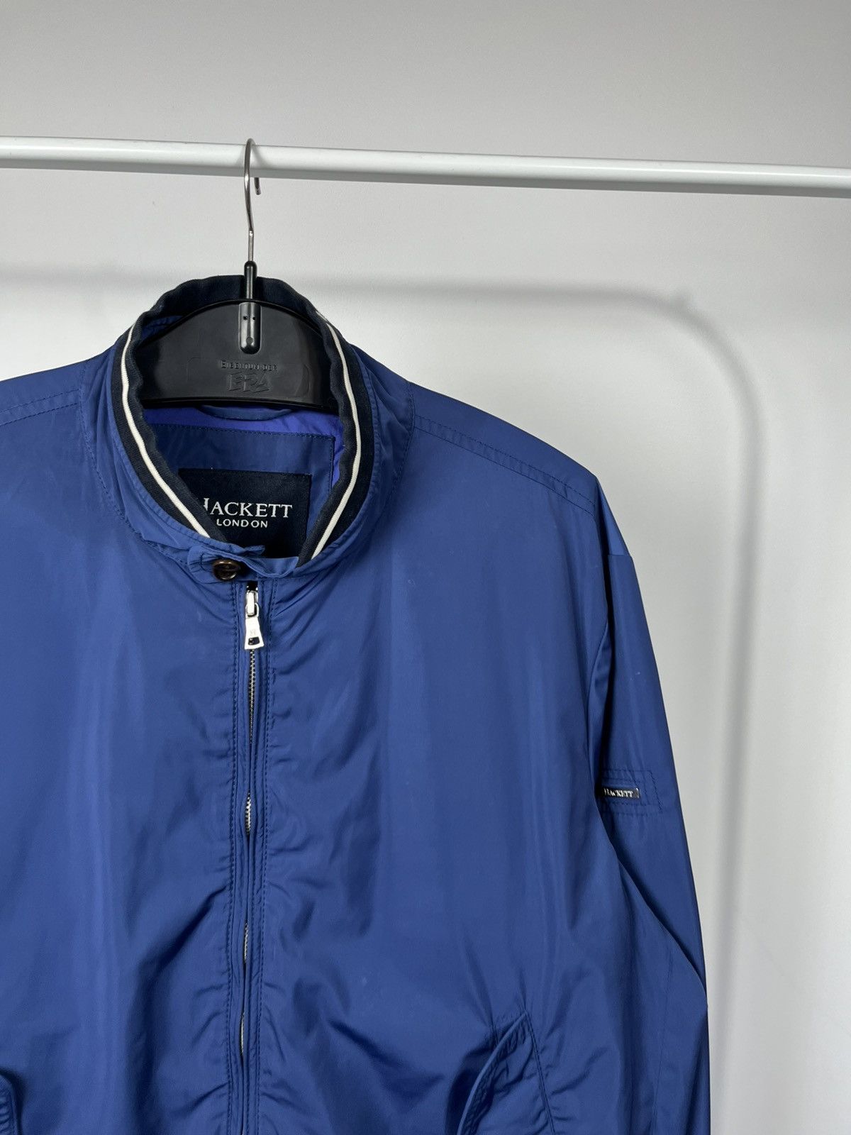 Hackett Hackett London Blue Bomber Jacket XL Men’s Nylon Retro Style Size US XL / EU 56 / 4 - 3 Thumbnail