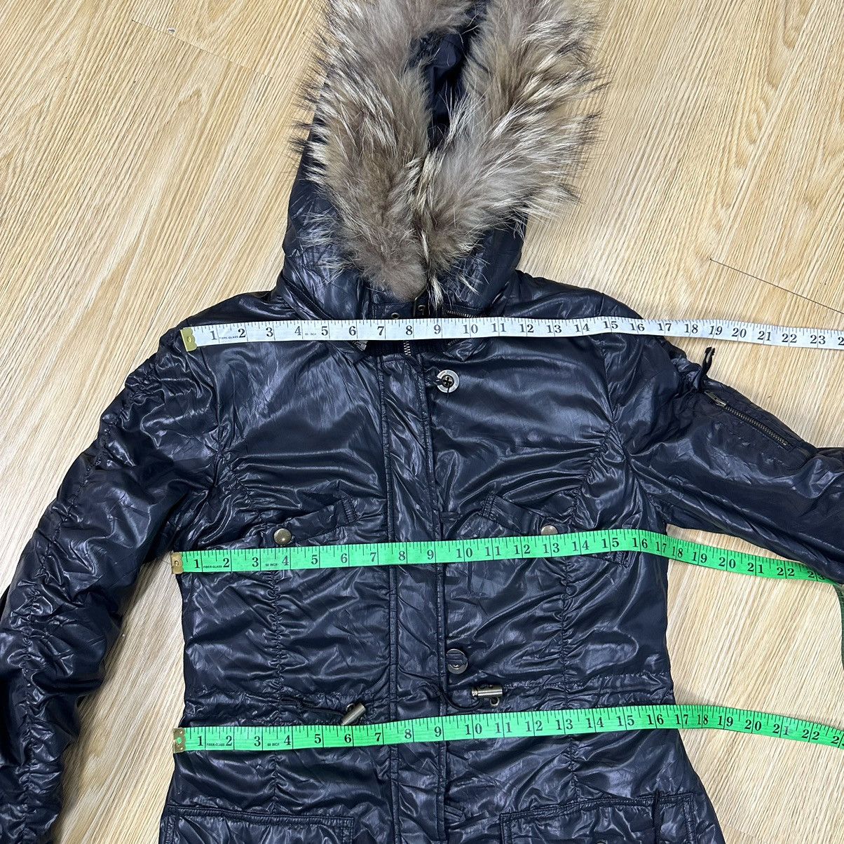 Tornado Mart Tornado Mart Femme Down Fur Wax Jacket Z160 Size M / US 6-8 / IT 42-44 - 8 Thumbnail