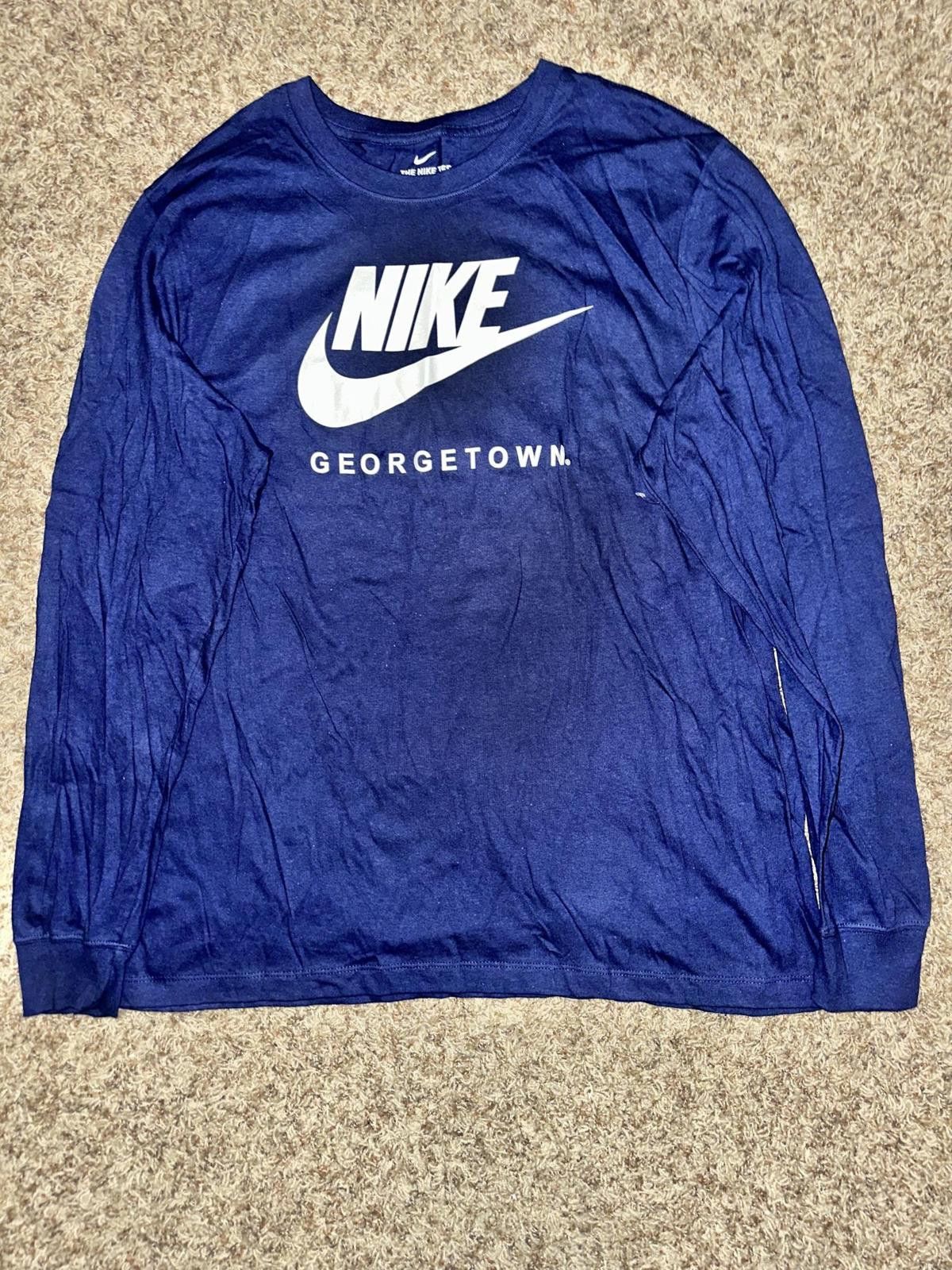 Nike Nike Men's College 365 (Georgetown) Long-Sleeve T-Shirt Size US XL / EU 56 / 4 - 1 Thumbnail