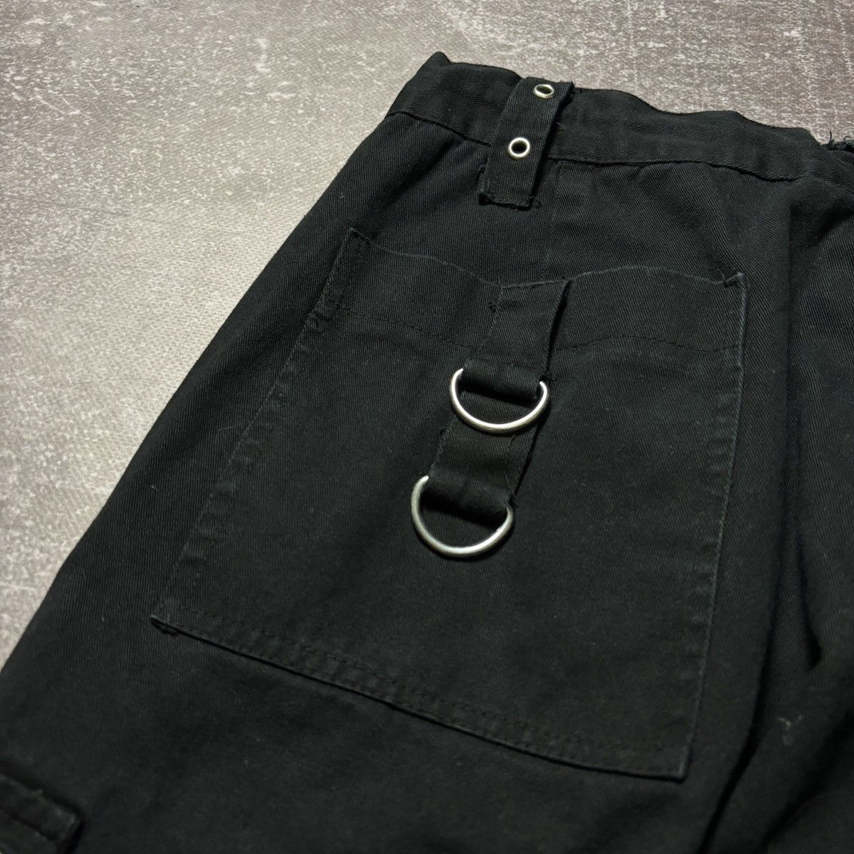 Japanese Brand Y2K tripp nyc type shorts avant garde gothic if six was nine Size US 31 - 9 Thumbnail