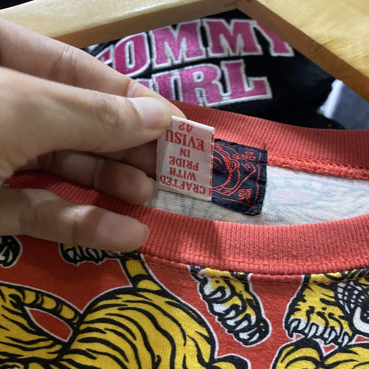 Evisu Rare Vintage Evisu Full Print Tiger Long Sleeve Shirts Size US L / EU 52-54 / 3 - 10 Thumbnail