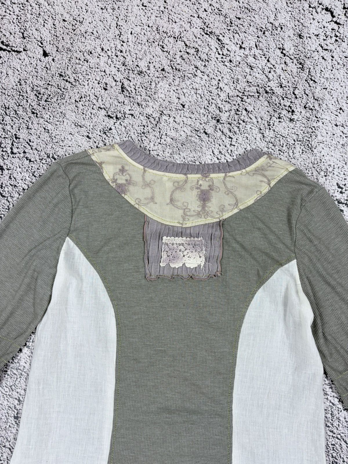 Elisa Cavaletti Elisa Cavaletti Fairycore Babydoll Boho Lace Ruffle Top L Size L / US 10 / IT 46 - 10 Thumbnail