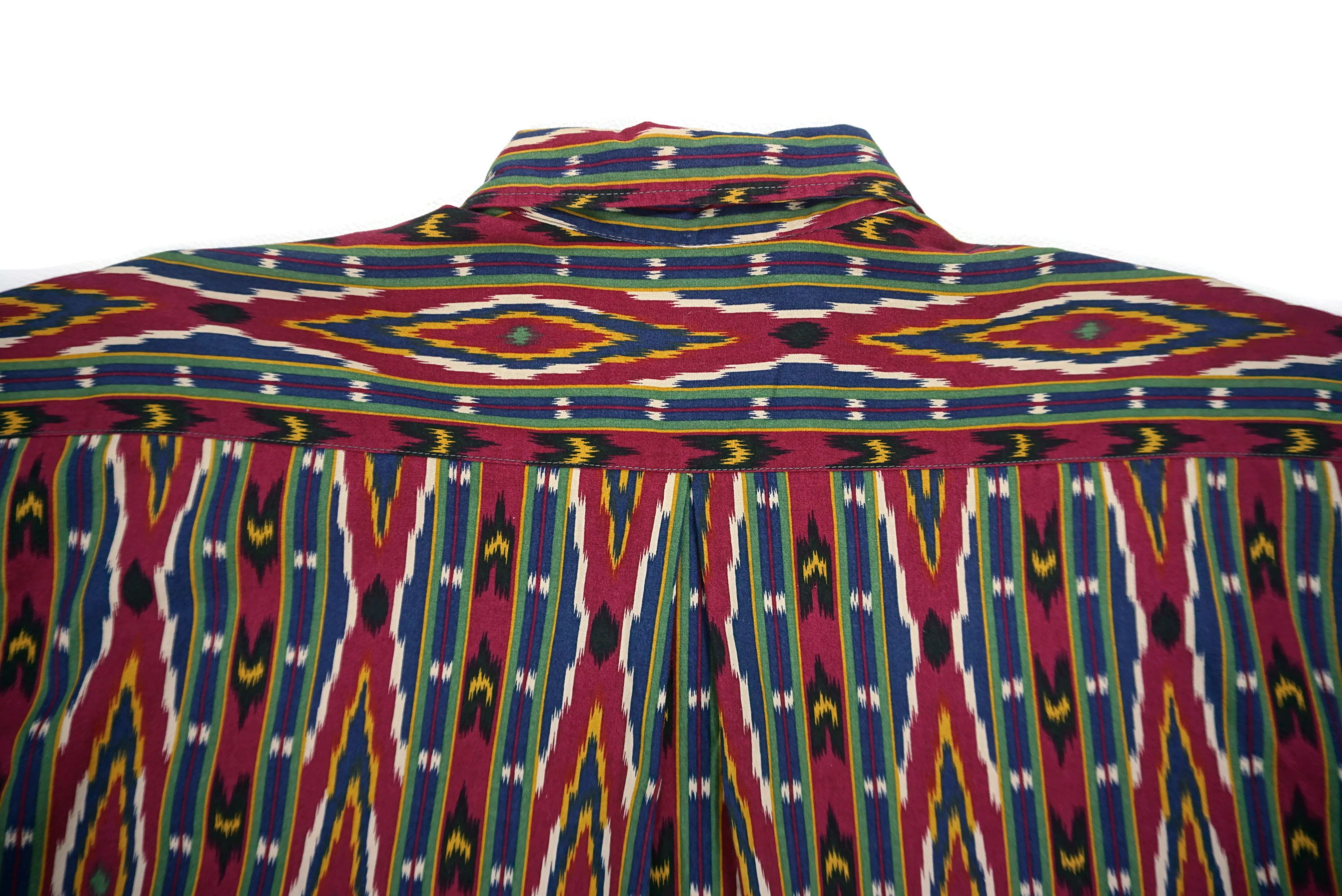 Japanese Brand Rio Brothers Western Shirt Aztec Southwestern Full Print Size US M / EU 48-50 / 2 - 9 Thumbnail