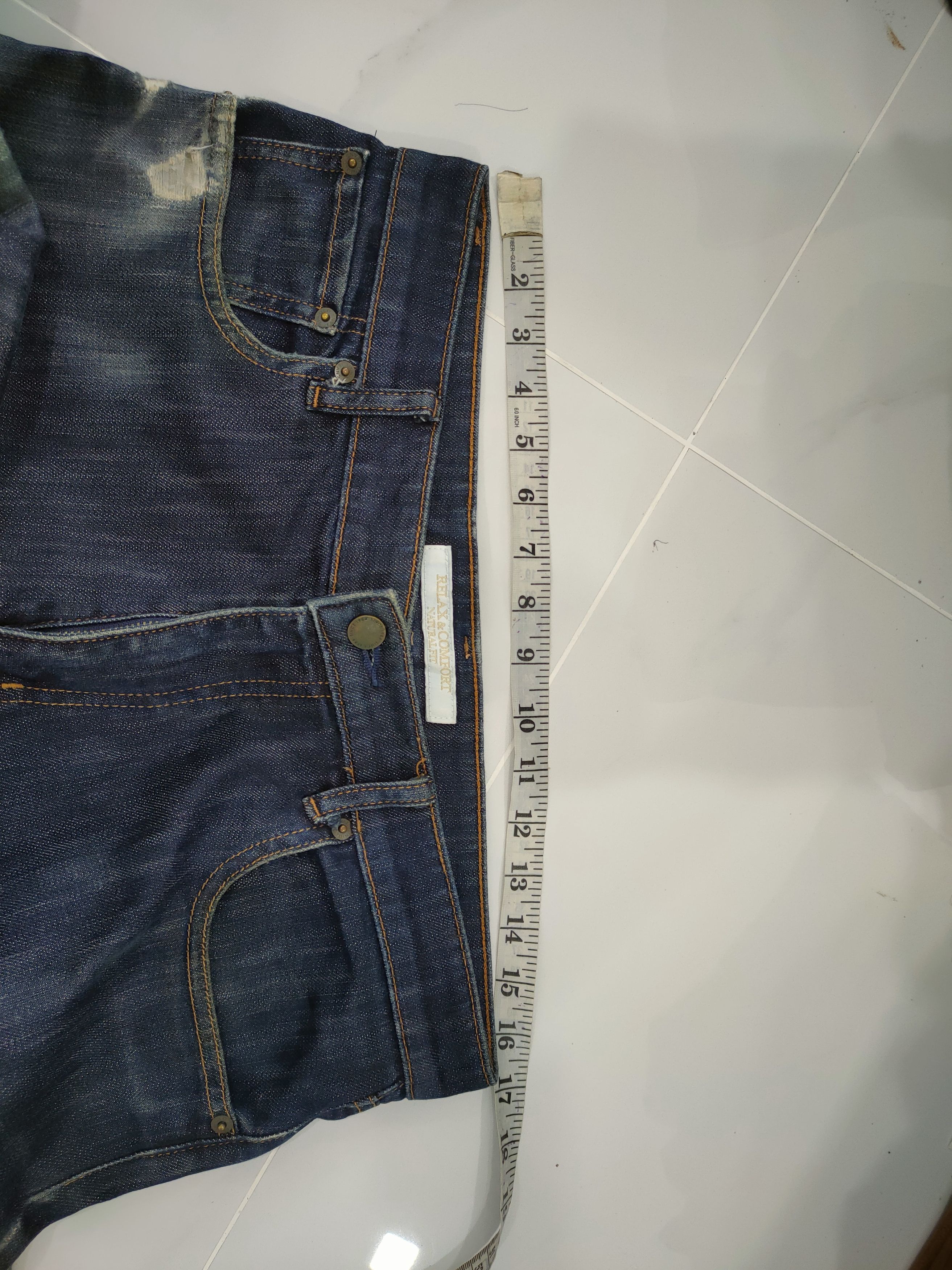 Japanese Brand VINTAGE JAPANESE DISTRESSED JEAN DENIM PANTS Size US 32 / EU 48 - 8 Thumbnail