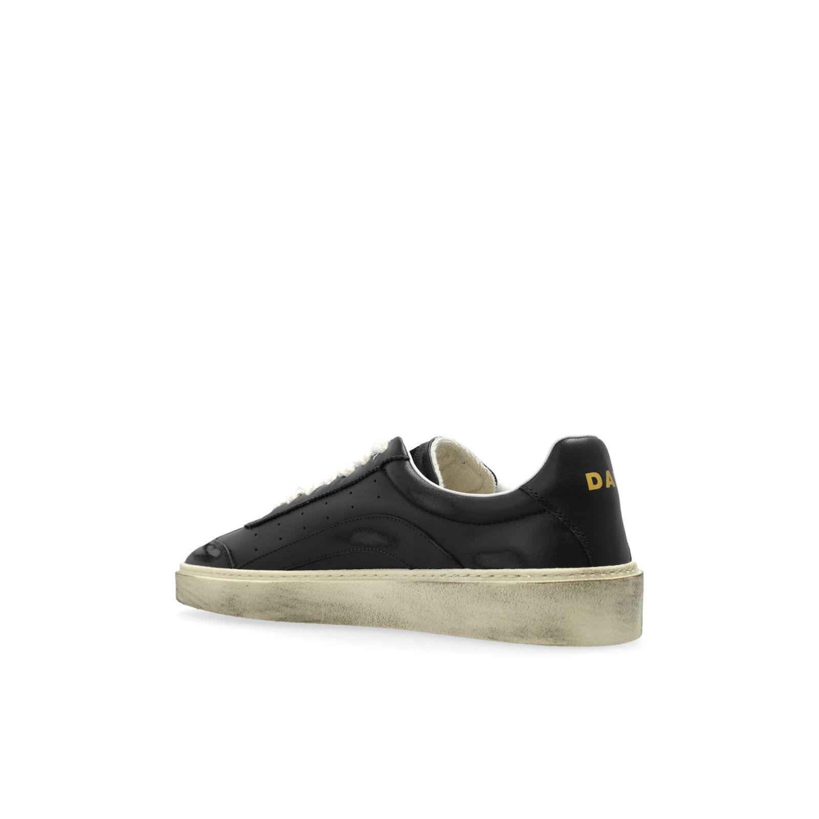 Dsquared2 DSQUARED2 Rider Black Leather Sneakers New And Authentic (Me Size US 8 / EU 41 - 3 Thumbnail