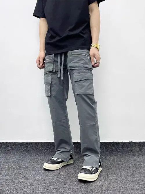 VIBE utility zipper flared tactical cargo pants Size US 31 - 1 Thumbnail