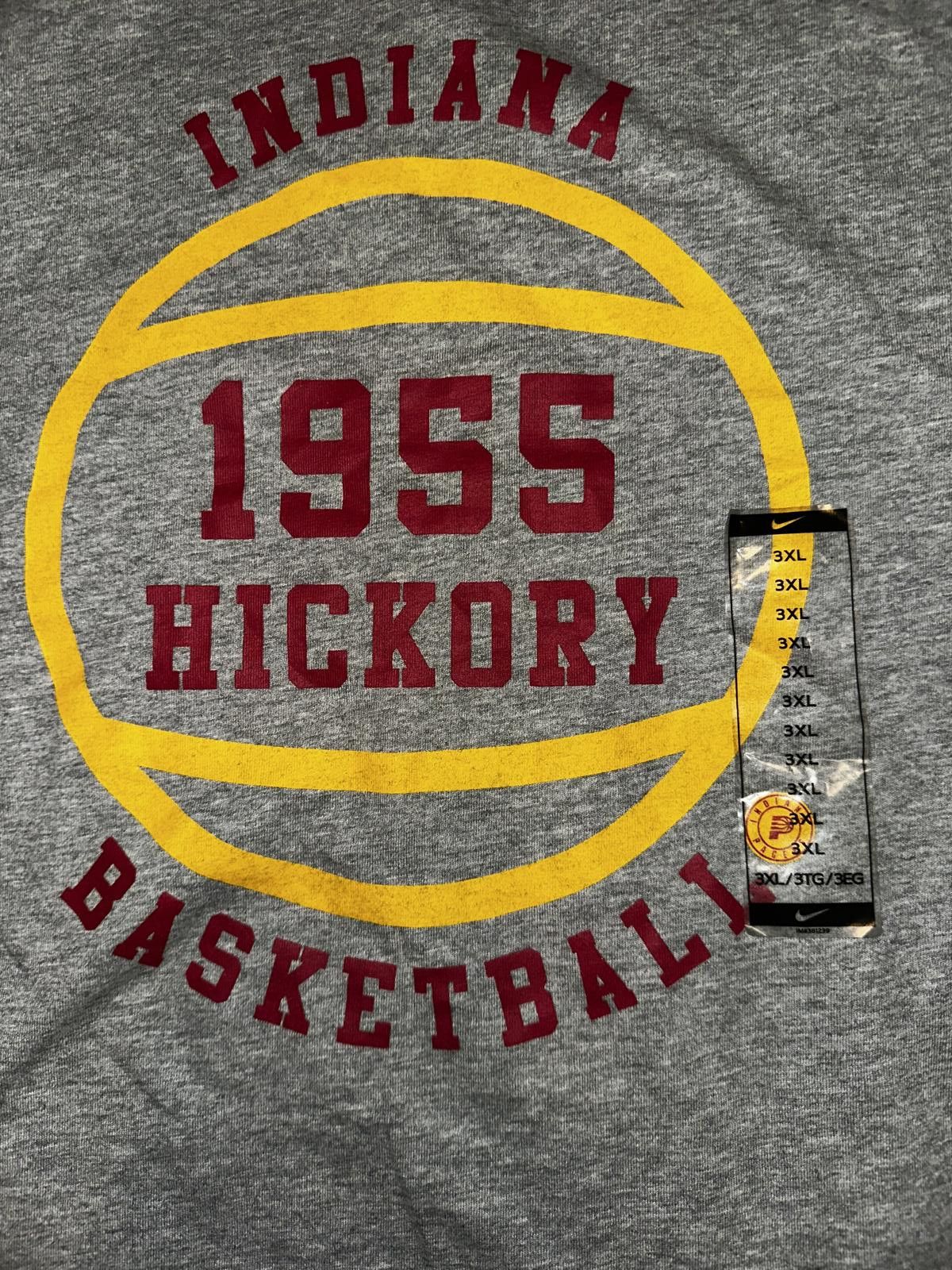 Nike Nike Men’s Indiana Pacers Hardwood Classics Hometown Vintage T-Shirt Size US XXL / EU 58 / 5 - 2 Thumbnail