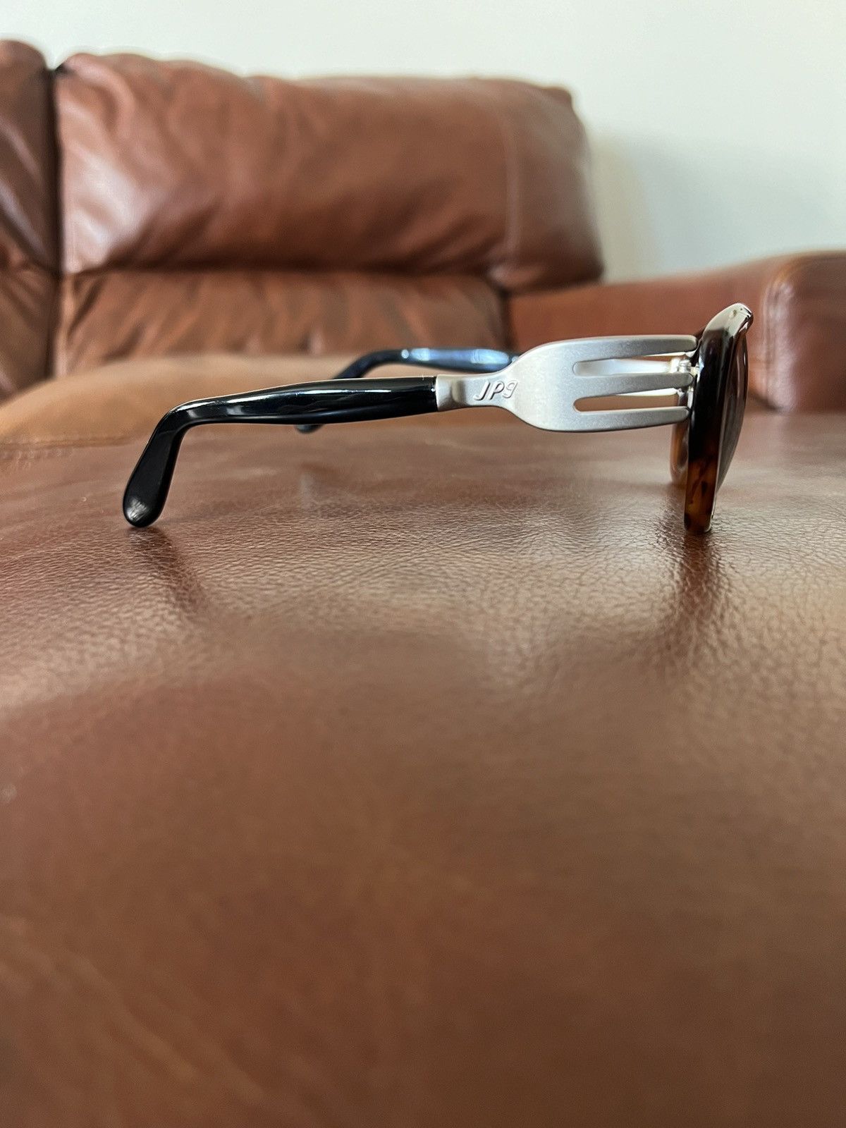 Jean Paul Gaultier Jean Paul Gaultier Fork Sunglasses Tortoise Shell Size ONE SIZE - 4 Thumbnail