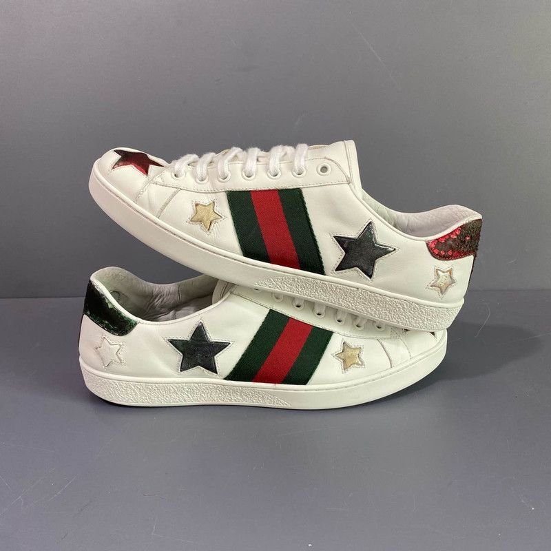 Gucci Gucci ACE Star Fashion Sneakers for Men -2508 Size US 9.5 / EU 42-43 - 9 Thumbnail