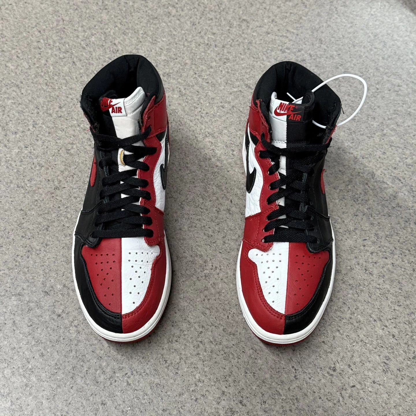 Nike Air Jordan 1 Yin-Yang Black Red Chicago 44.5 MINT Size US 11.5 / EU 44-45 - 5 Thumbnail