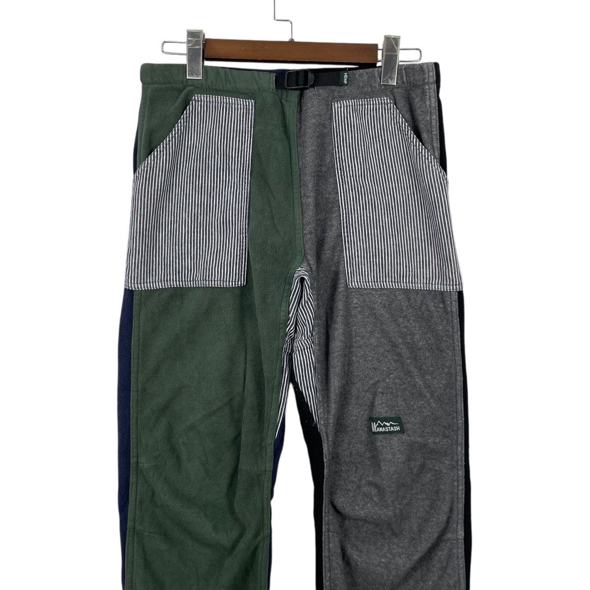 Manastash Manatash Mountain Multicolor Fleece Hemp Pants Size US 34 / EU 50 - 2 Thumbnail