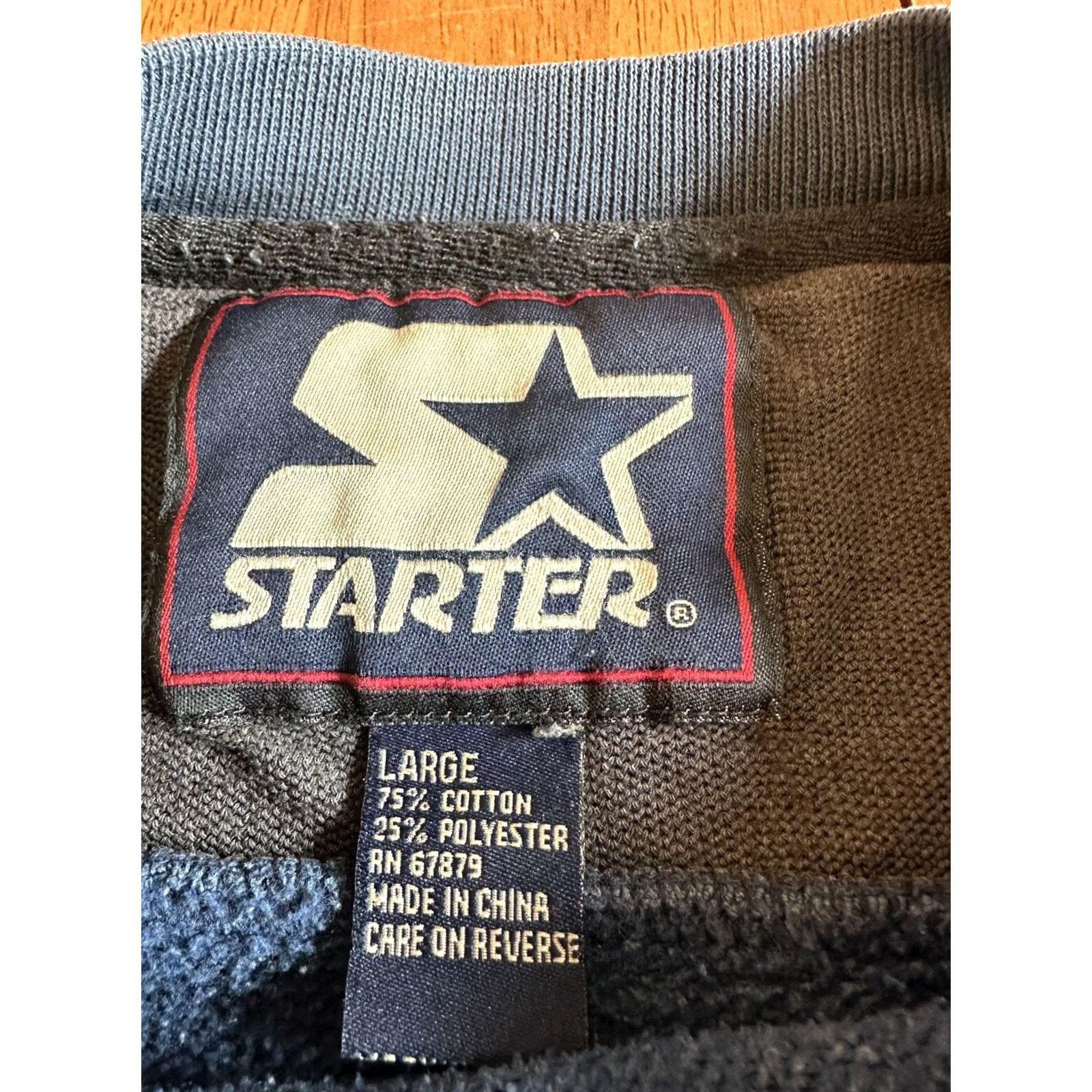 Starter VINTAGE West Shore Fire District Starter Crewneck Sweatshirt Large Blue Men Regular Crew Sweatshirt Virus Size US L / EU 52-54 / 3 - 3 Thumbnail