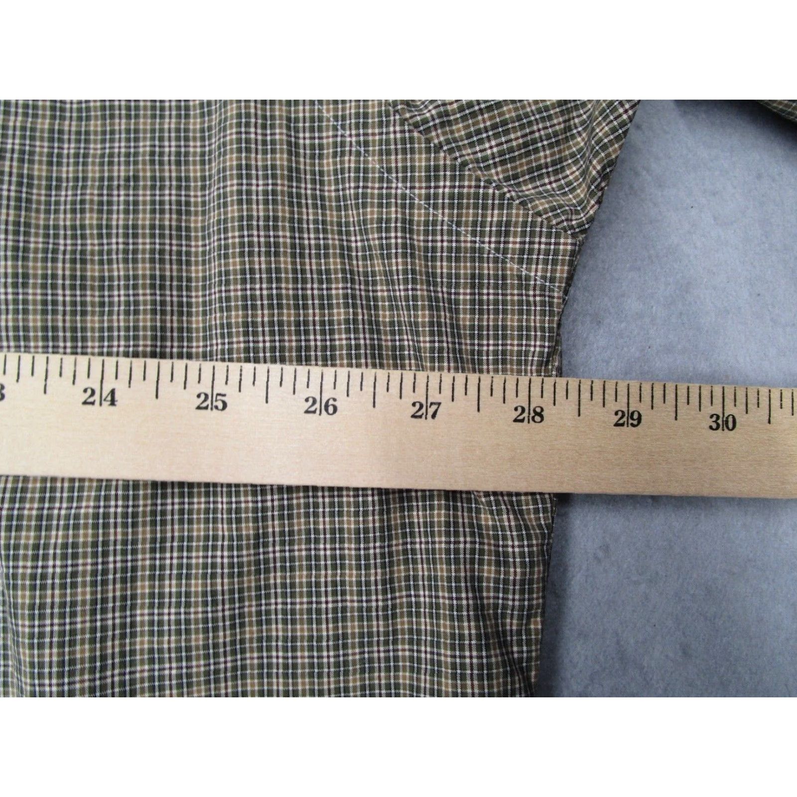 Ralph Lauren VINTAGE Ralph Lauren Shirt Mens 2XB Green Check Button Up Classic Pony Shirt Size US XXL / EU 58 / 5 - 7 Thumbnail