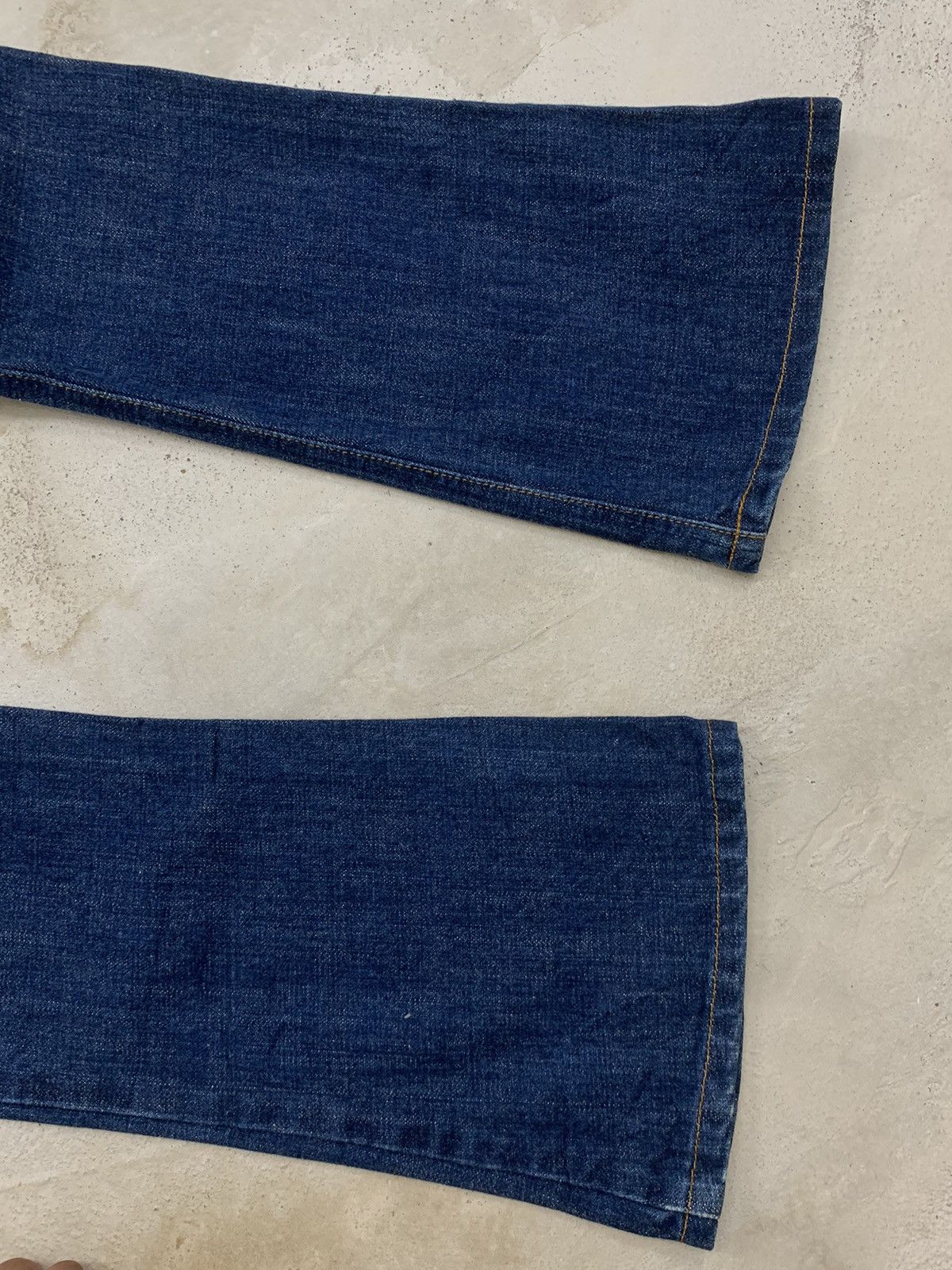Le Grande Bleu (L.G.B.) Le Grand Bleu Flare Dark Denim Whisker Maniac Corp Size US 28 / EU 44 - 10 Thumbnail