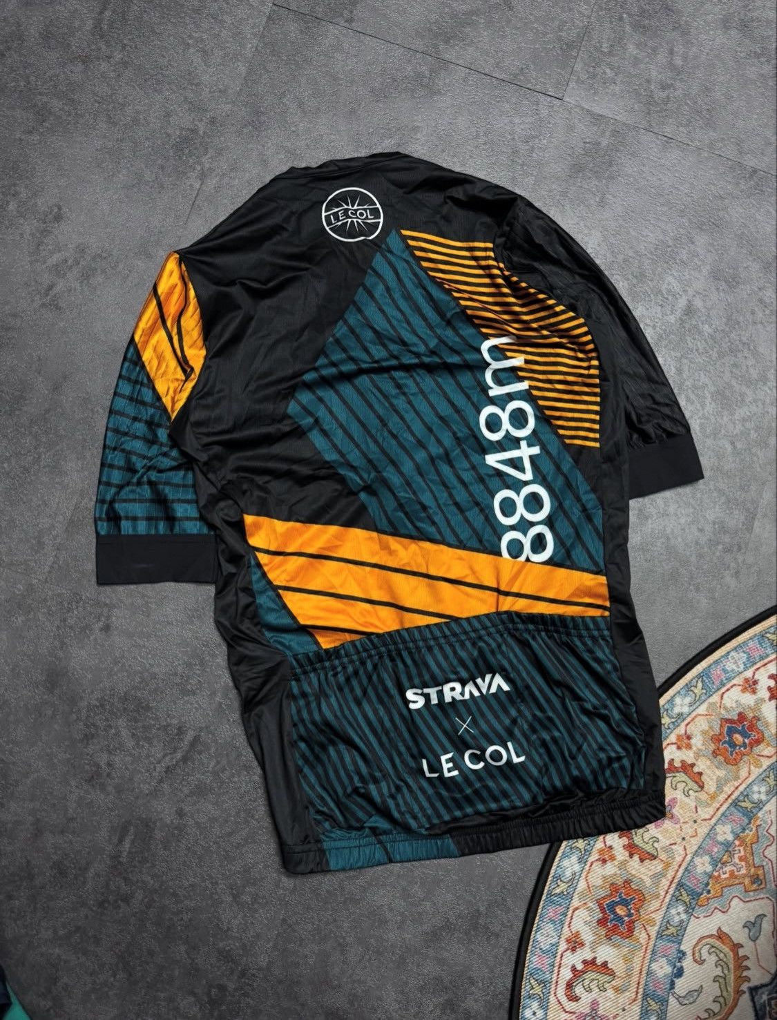 Other Jersey Cycling Le Col X Strava 8848M Challange Size US L / EU 52-54 / 3 - 2 Thumbnail