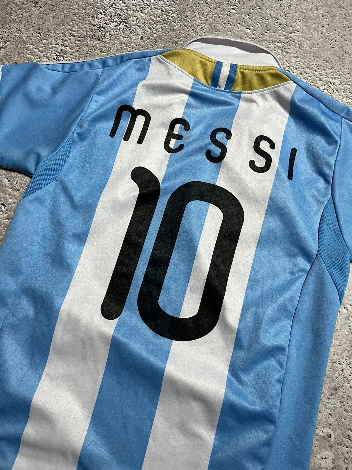 Other World Cup Argentina 10 Messi Soccer Football Jersey Home L Size US L / EU 52-54 / 3 - 9 Thumbnail