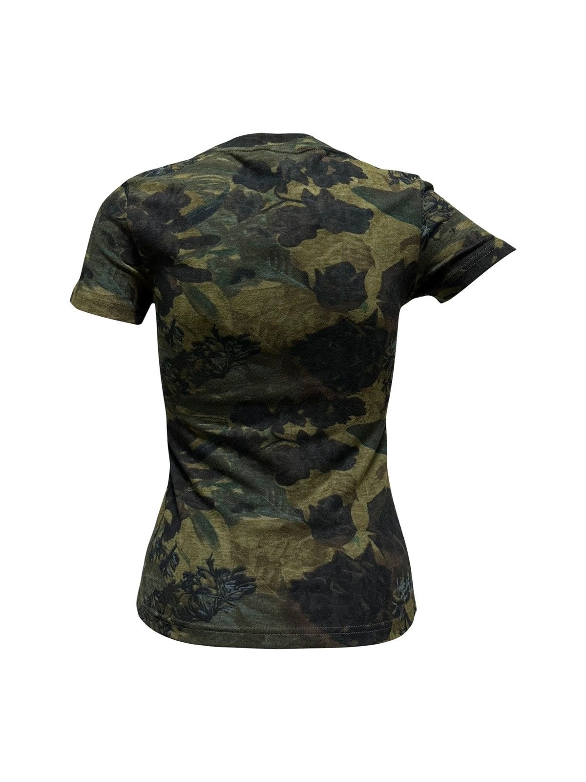 Dior DIOR 2005ss Camouflage Floral Embroidery T-Shirt with Broach Size M / US 6-8 / IT 42-44 - 2 Thumbnail