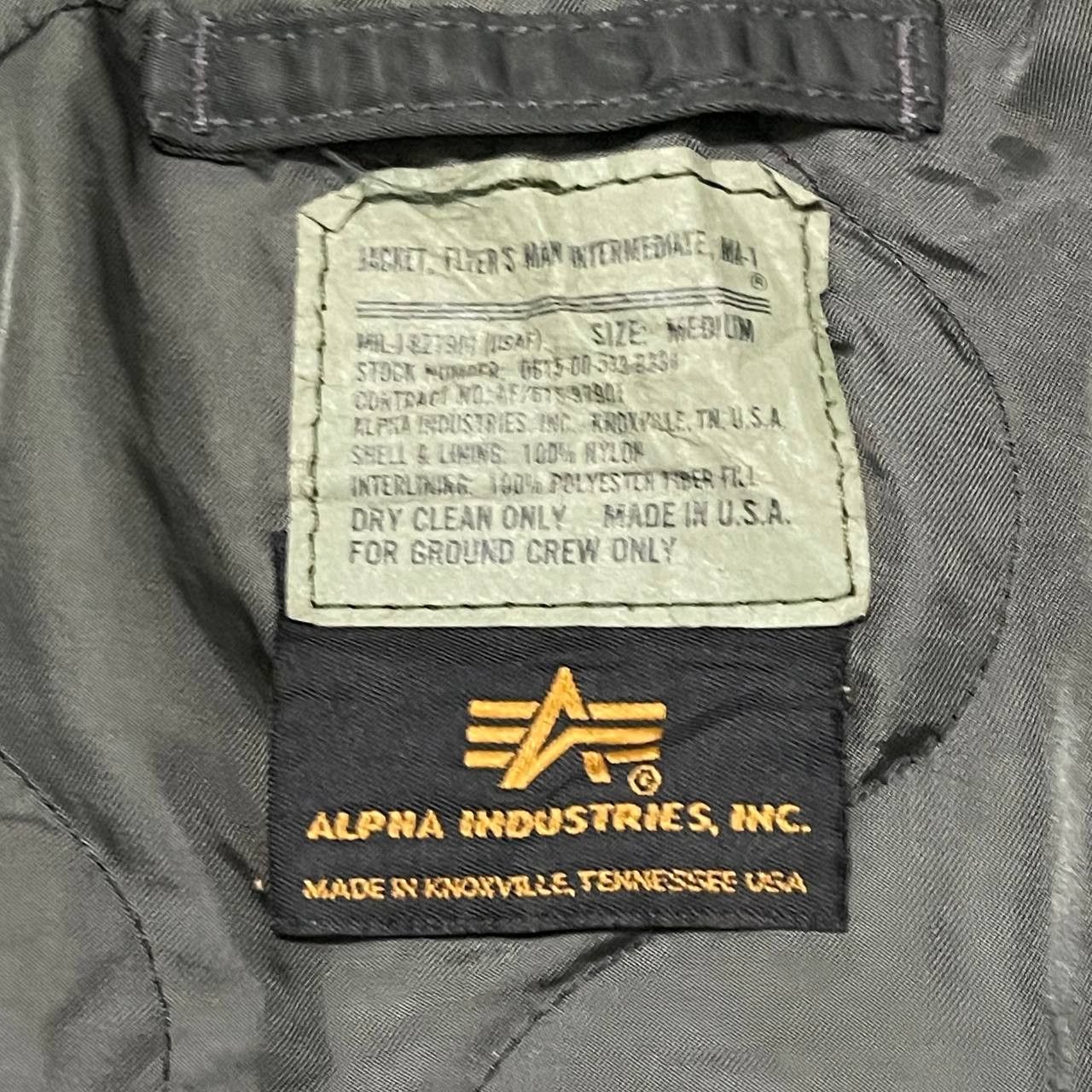 Alpha Industries Vintage Alpha Industries Ma 1 Flyers Bomber Jacket Military Size US M / EU 48-50 / 2 - 8 Thumbnail