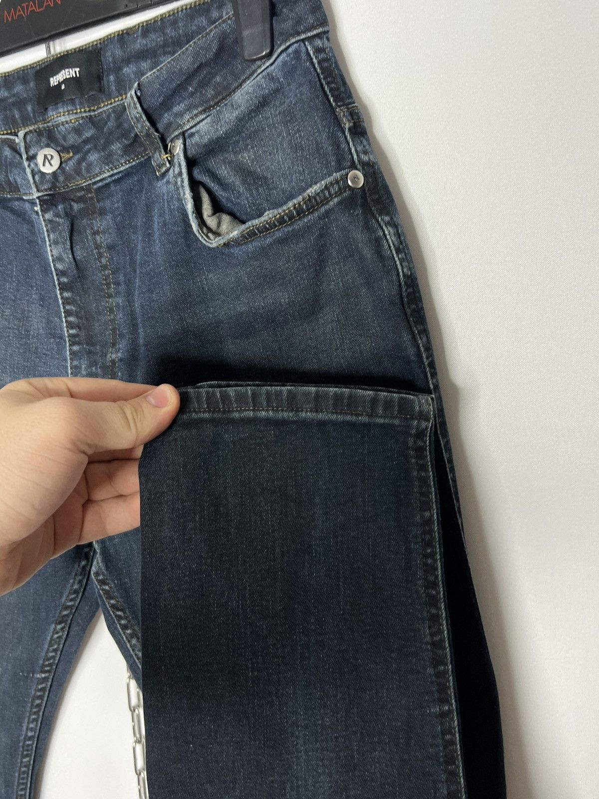 Represent Clo. Represent Destroyer Denim Luxury Jeans Size 32 Size US 32 / EU 48 - 9 Thumbnail