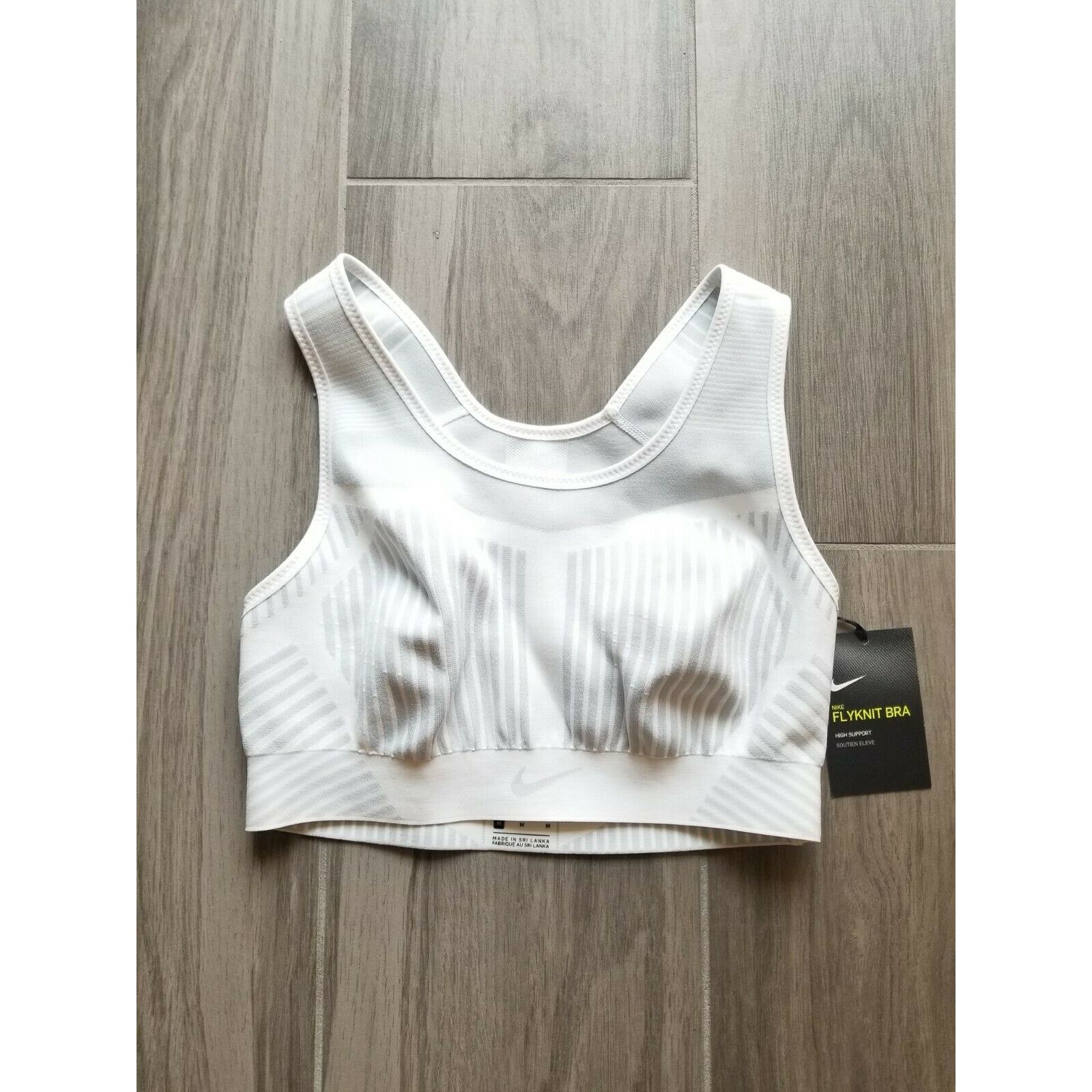 Nike $80 Nike Flyknit High Support Sports Bra Gym Training XS NWT Size XS / US 0-2 / IT 36-38 - 8 Thumbnail